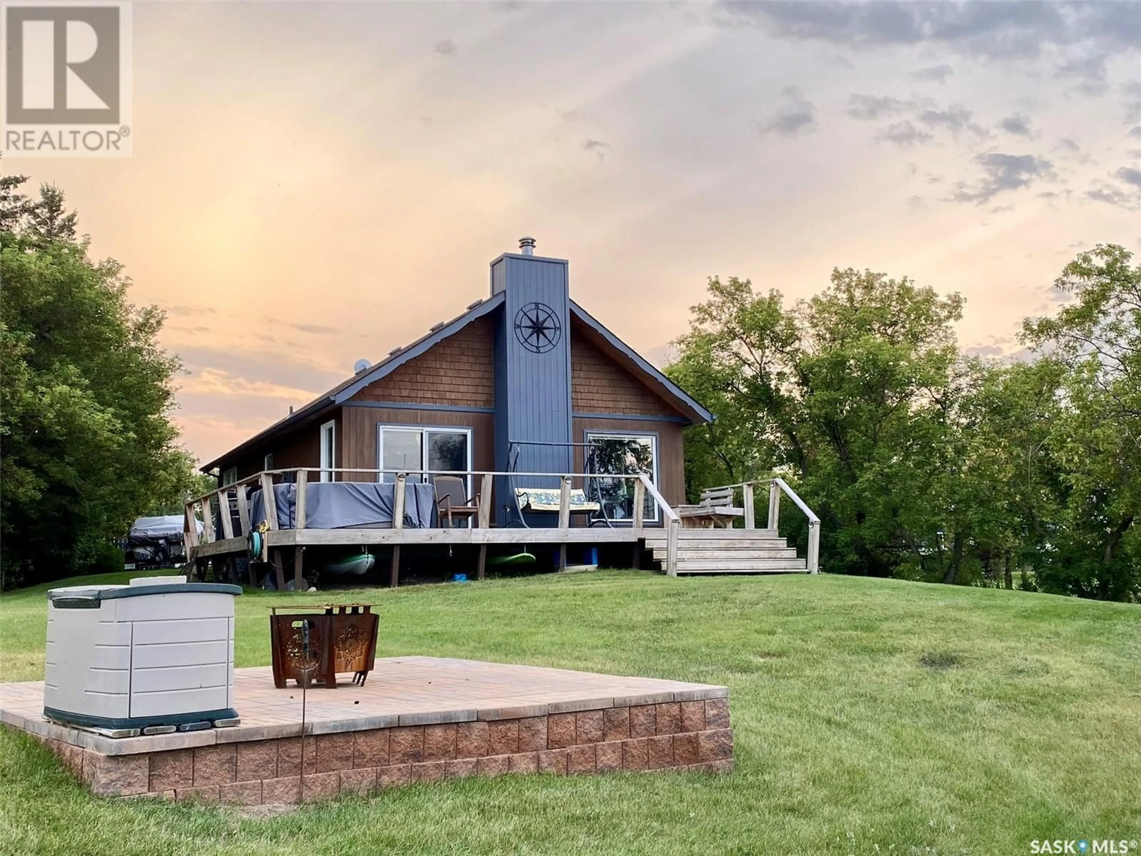 A pic from outside/outdoor area/front of a property/back of a property/a pic from drone, water/lake/river/ocean view for 49 MARINA AVENUE, Colesdale Park Saskatchewan S0G0L0