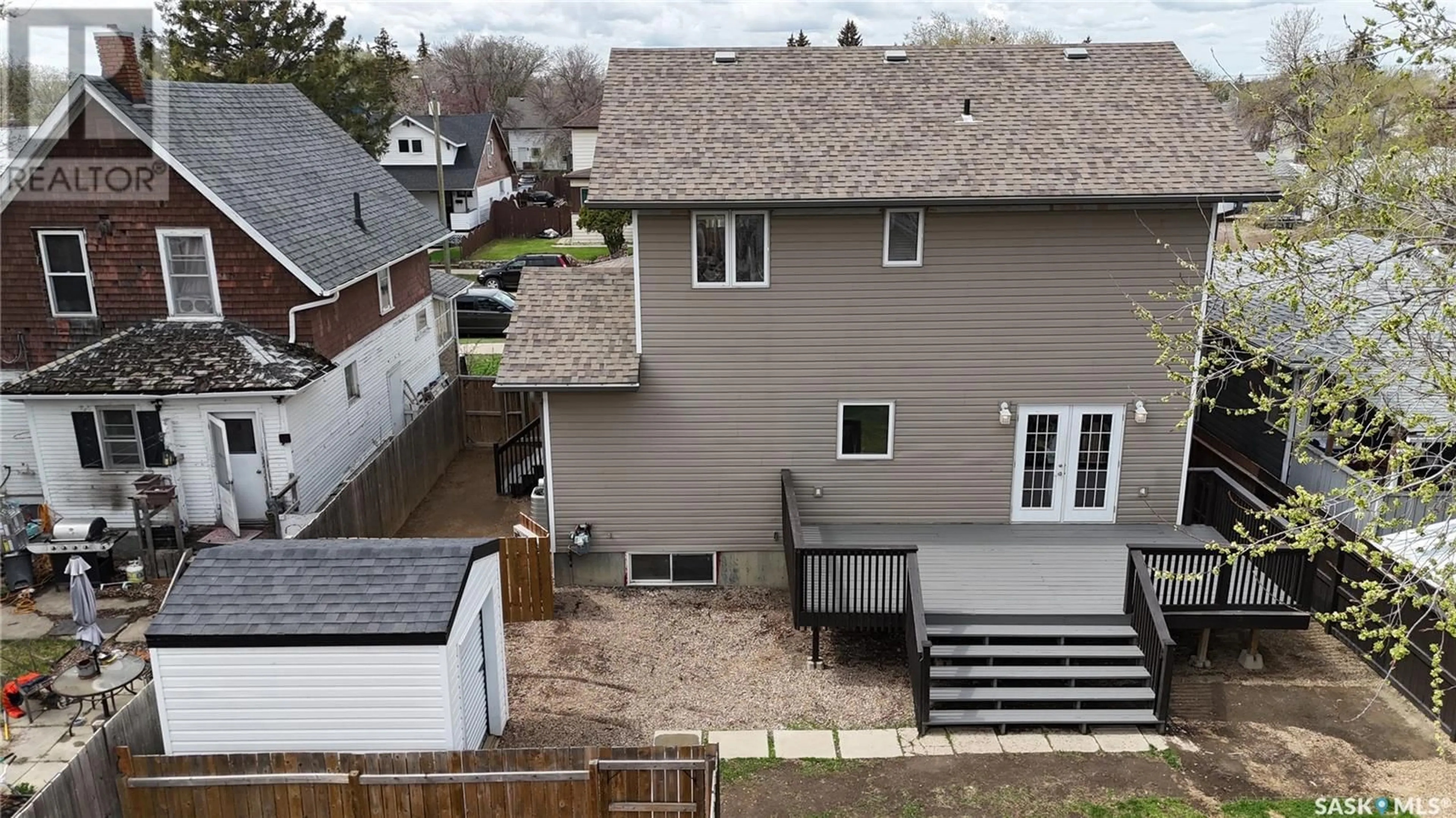 A pic from outside/outdoor area/front of a property/back of a property/a pic from drone, street for 1151 4TH AVENUE, Moose Jaw Saskatchewan S6H3X4