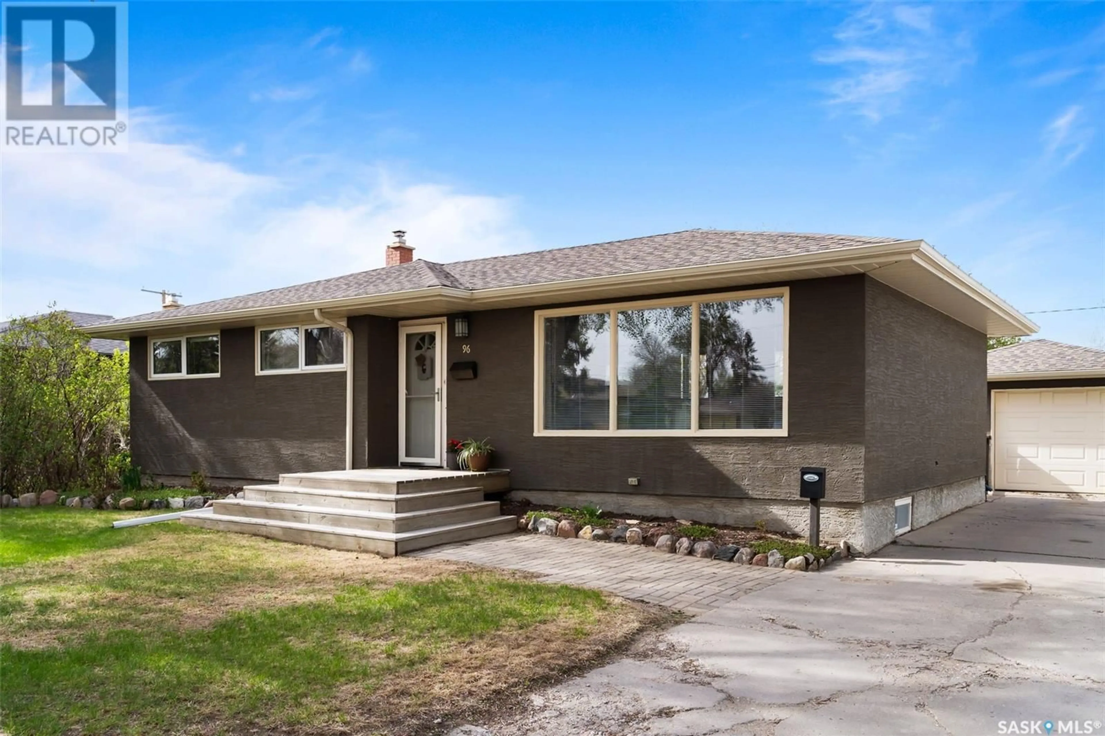 Home with vinyl exterior material, street for 96 MCCAUL CRESCENT, Regina Saskatchewan S4R3X1