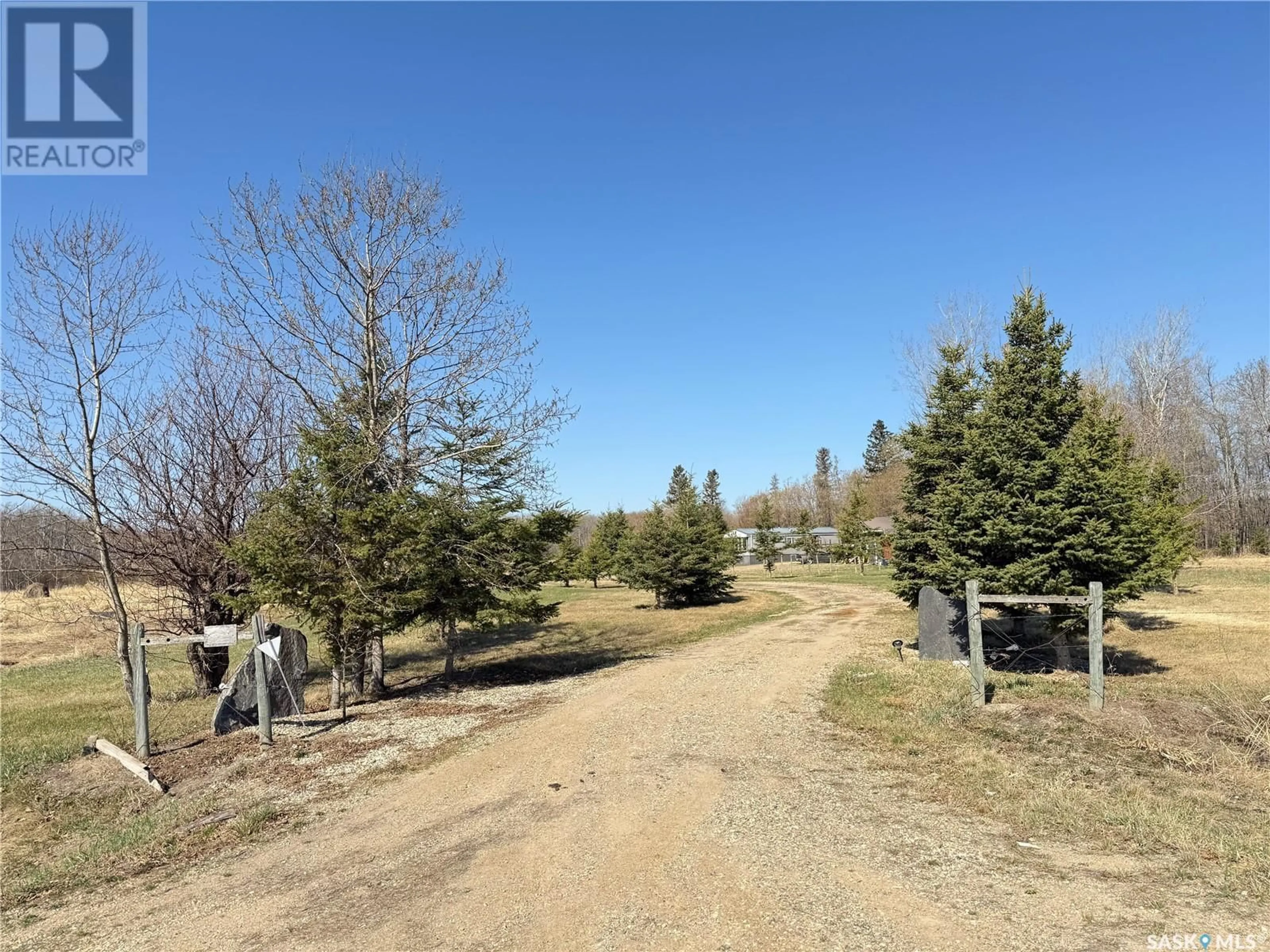 A pic from outside/outdoor area/front of a property/back of a property/a pic from drone, forest/trees view for LUCAS ACREAGE, Preeceville Rm No. 334 Saskatchewan S0A3B0