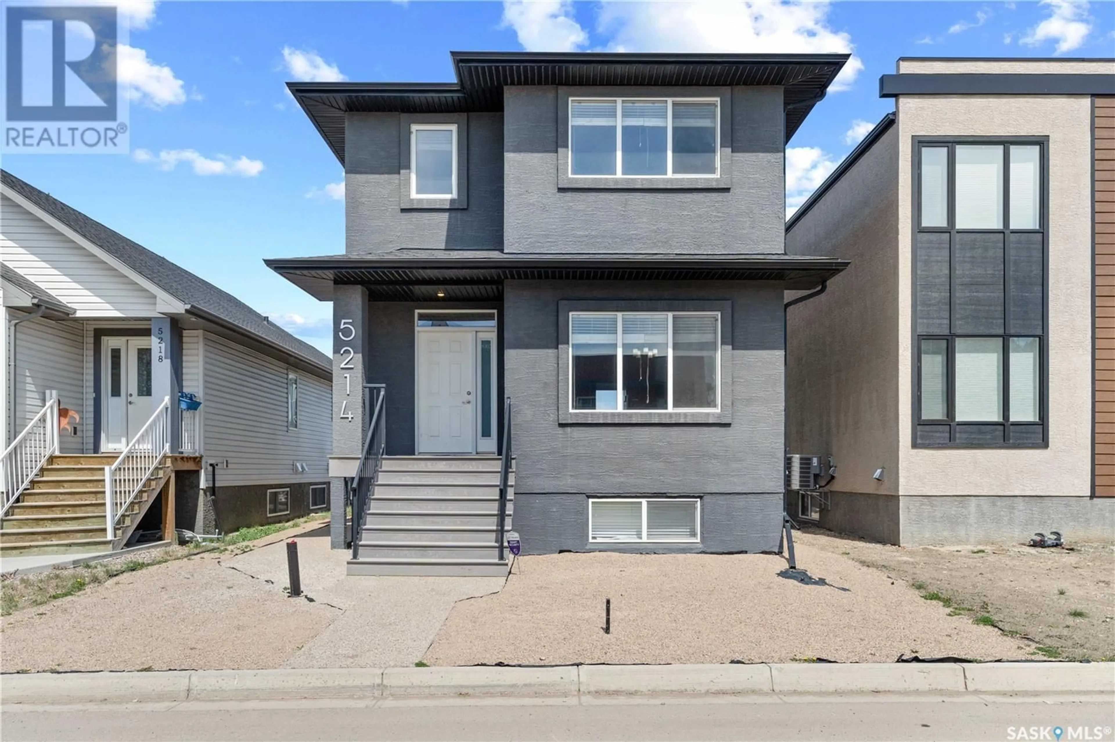 Home with vinyl exterior material, street for 5214 SQUIRES ROAD, Regina Saskatchewan S4W0G8