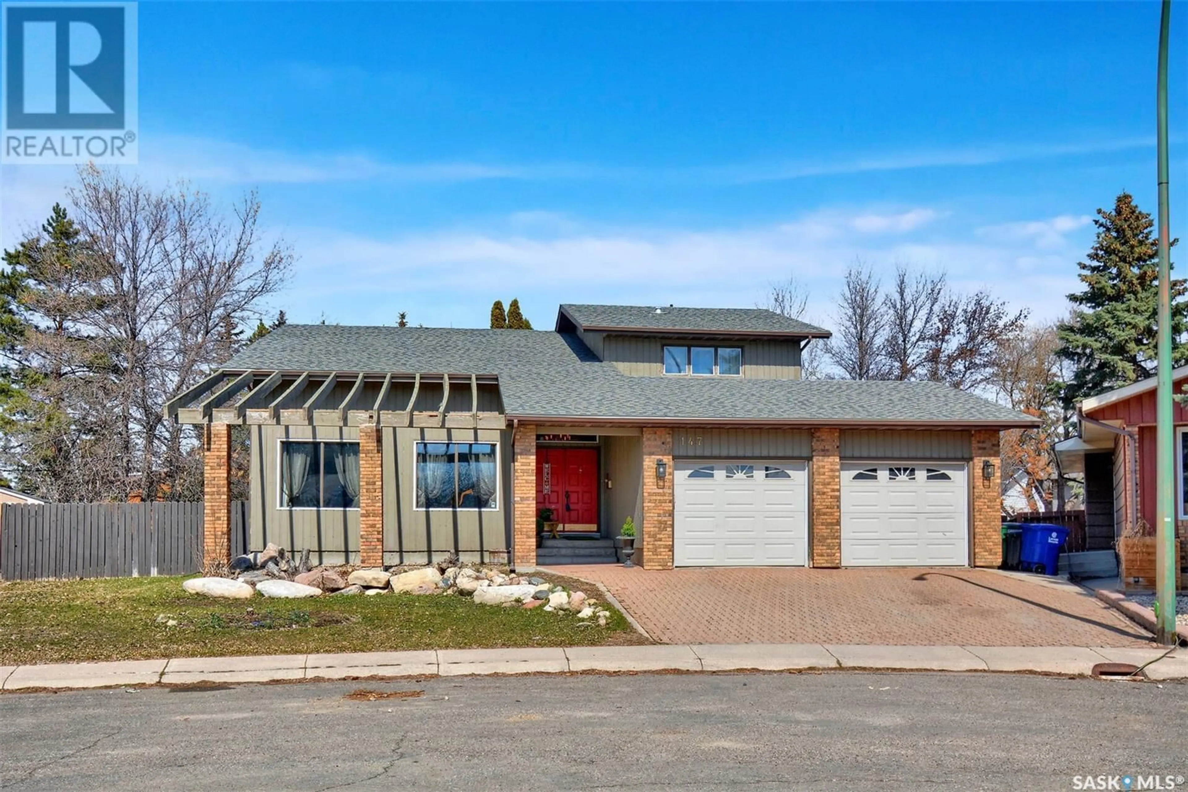Home with brick exterior material, street for 147 KEELEY CRESCENT, Saskatoon Saskatchewan S7J4B3