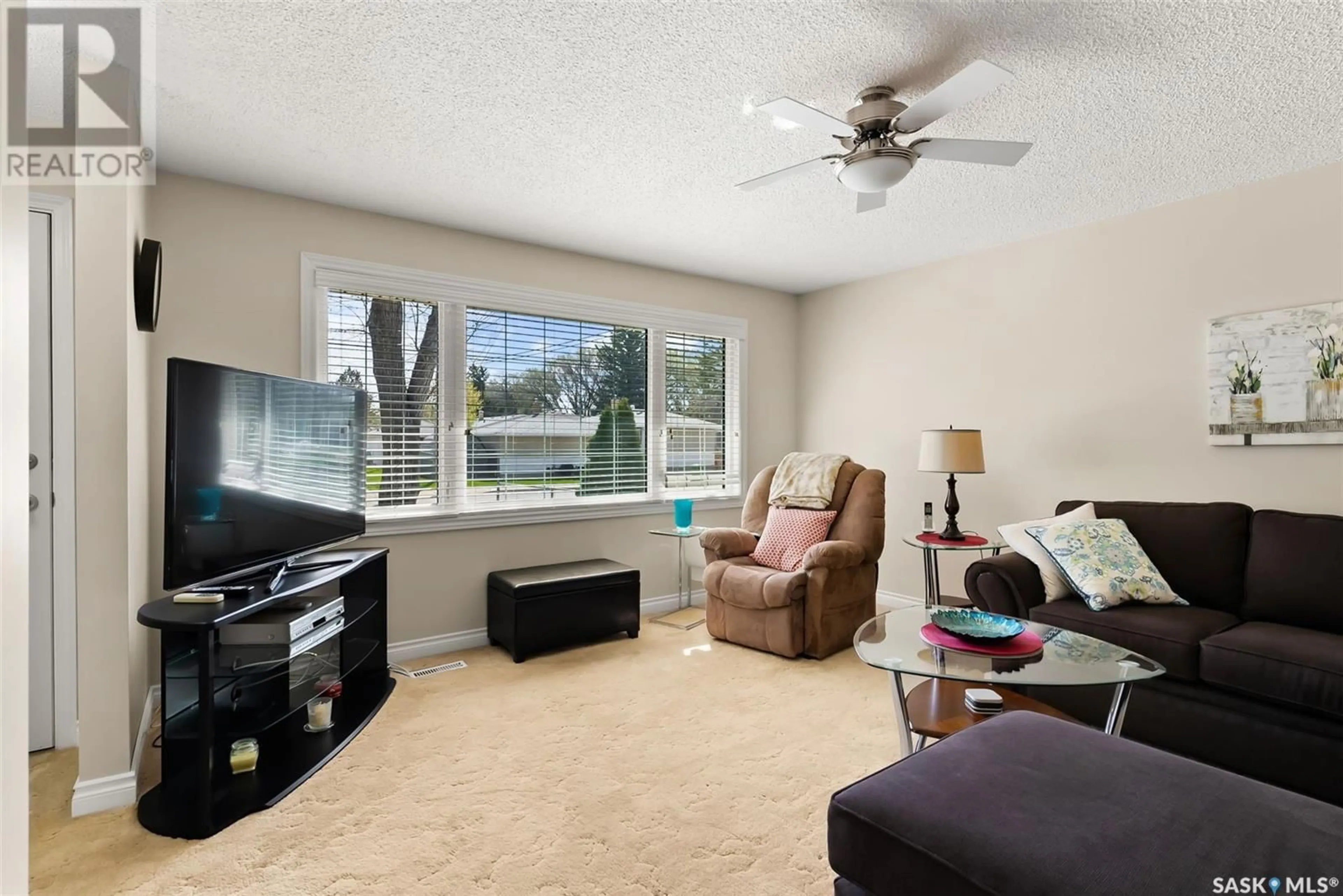 Living room with furniture, unknown for 91 MCINNIS CRESCENT, Regina Saskatchewan S4R3E9
