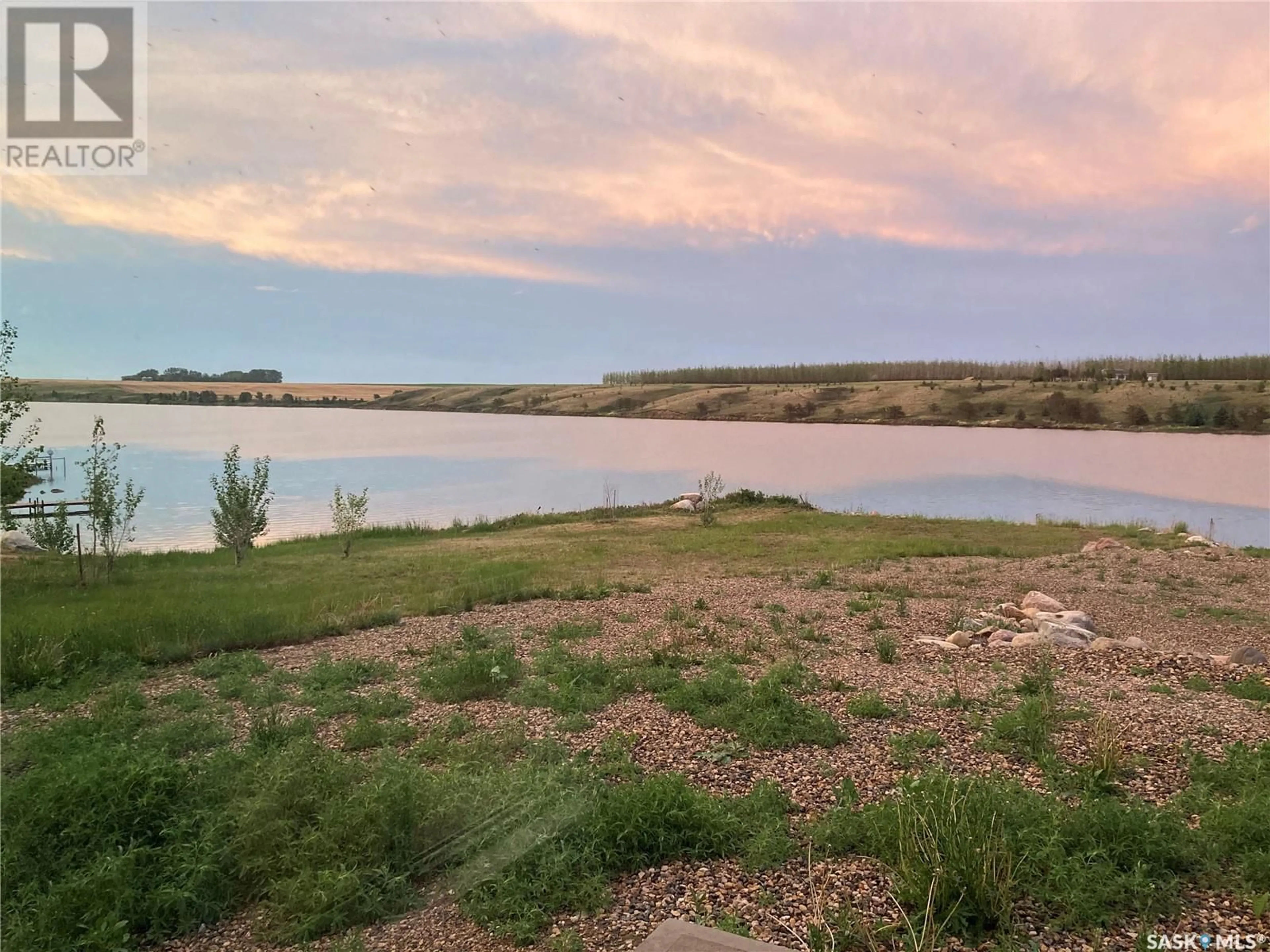 A pic from outside/outdoor area/front of a property/back of a property/a pic from drone, water/lake/river/ocean view for 18 SHADY PINE DRIVE, Craik Rm No. 222 Saskatchewan S0G0V0