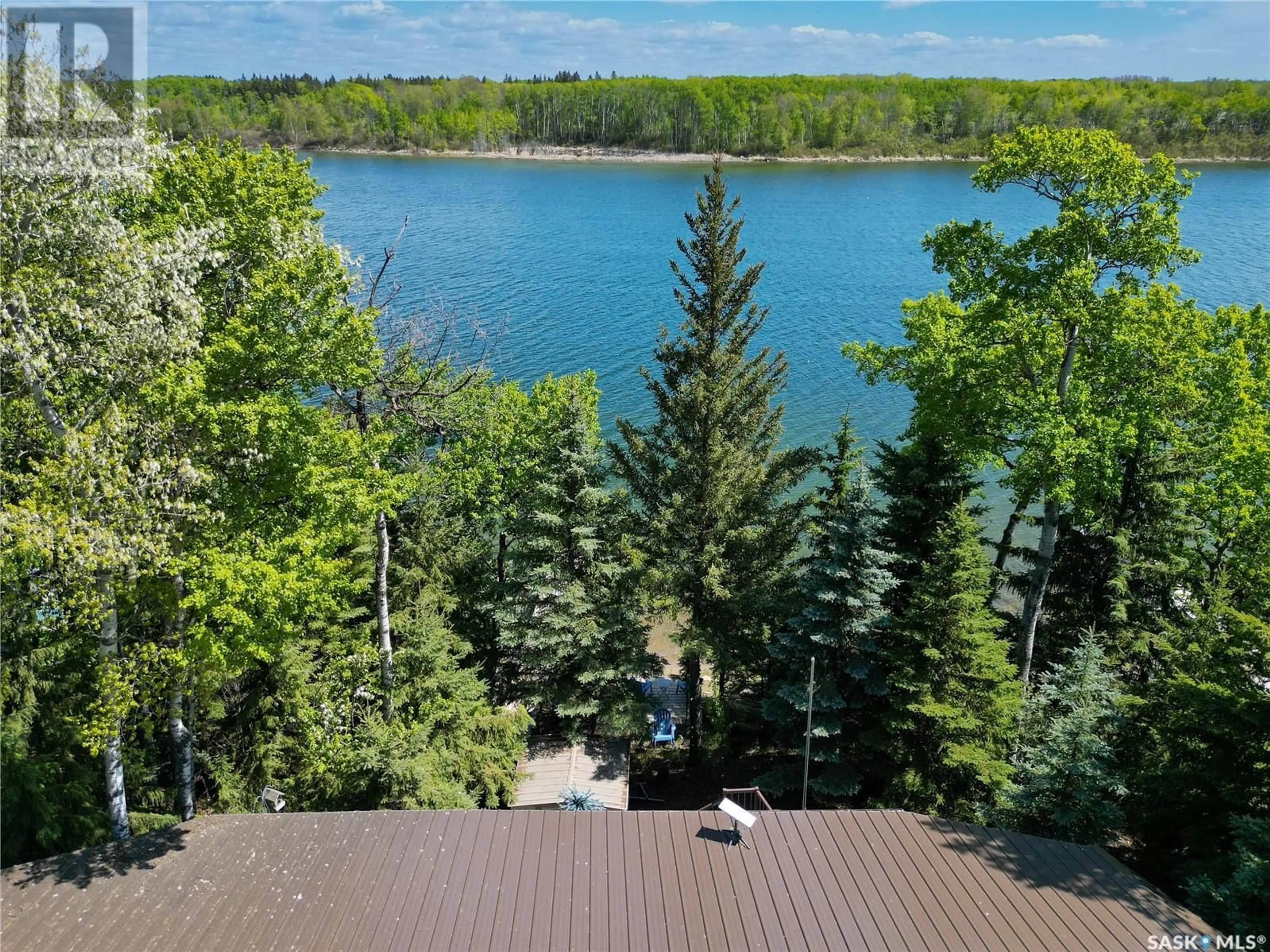 A pic from outside/outdoor area/front of a property/back of a property/a pic from drone, water/lake/river/ocean view for 6 WHITE BIRCH DRIVE, Three Lakes Rm No. 400 Saskatchewan S0K2X0