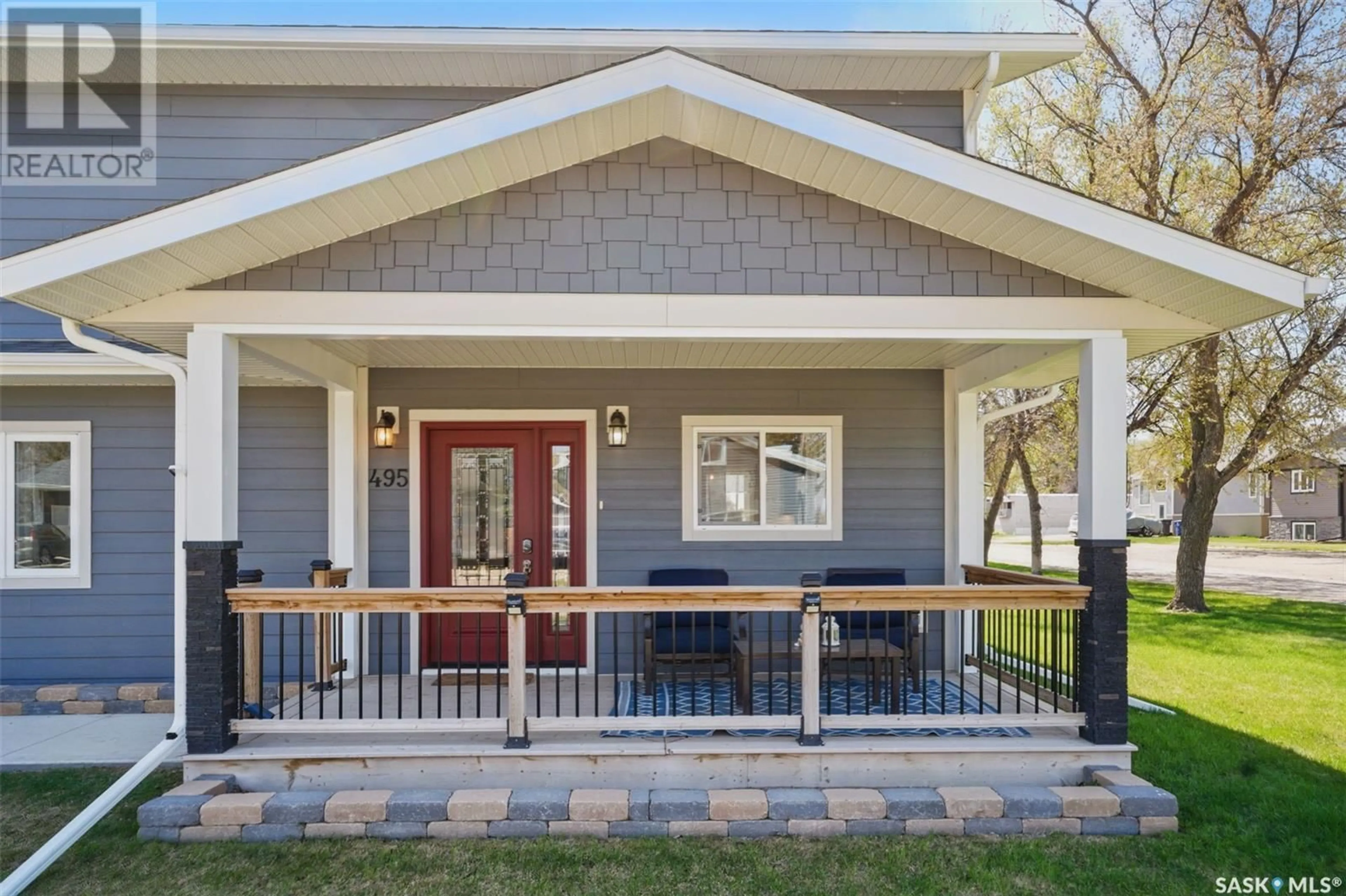 Home with vinyl exterior material, street for 495 CECIL STREET, Asquith Saskatchewan S0K0J0