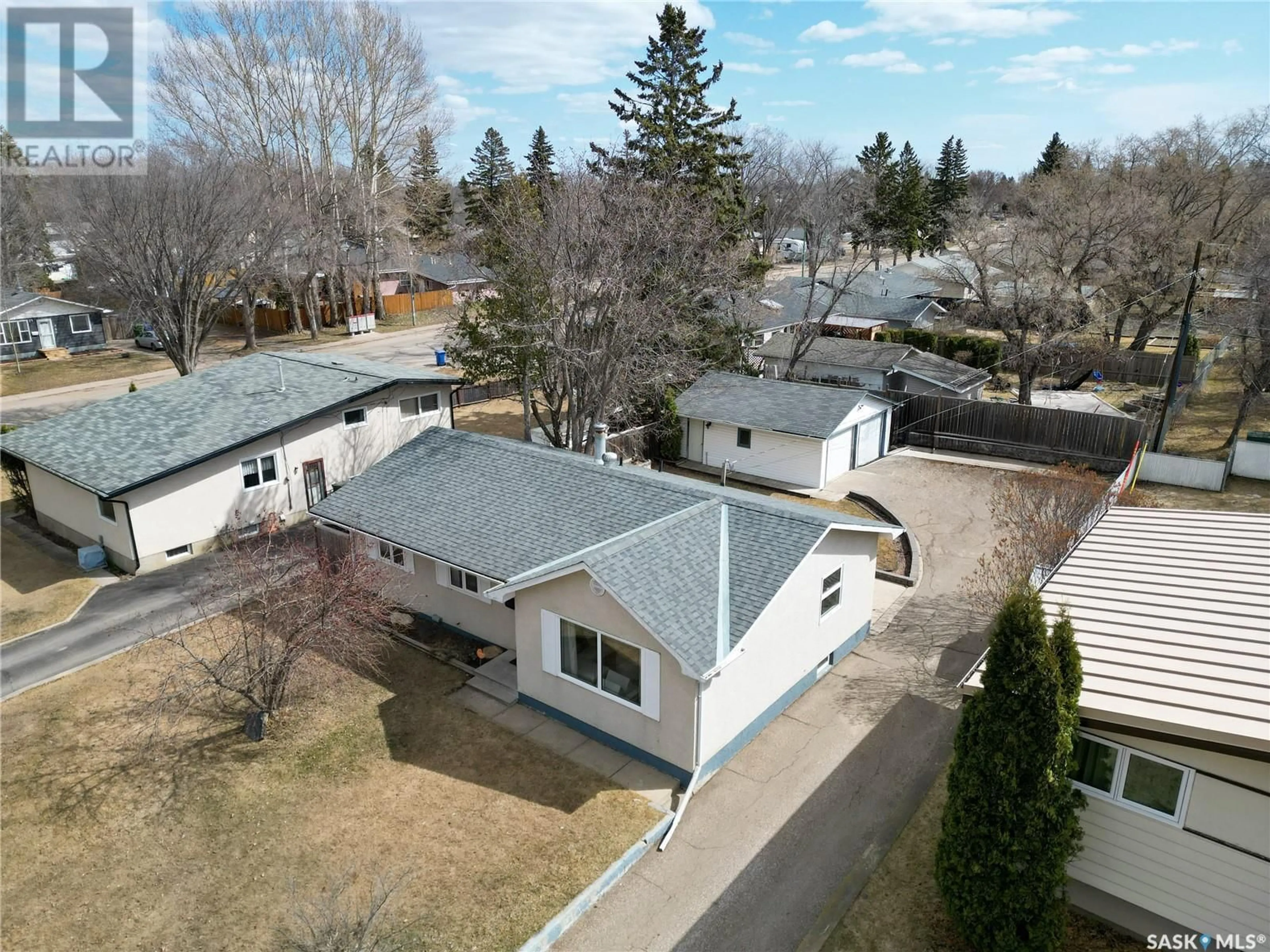 A pic from outside/outdoor area/front of a property/back of a property/a pic from drone, street for 745 CUELENAERE STREET, Prince Albert Saskatchewan S6V2T1