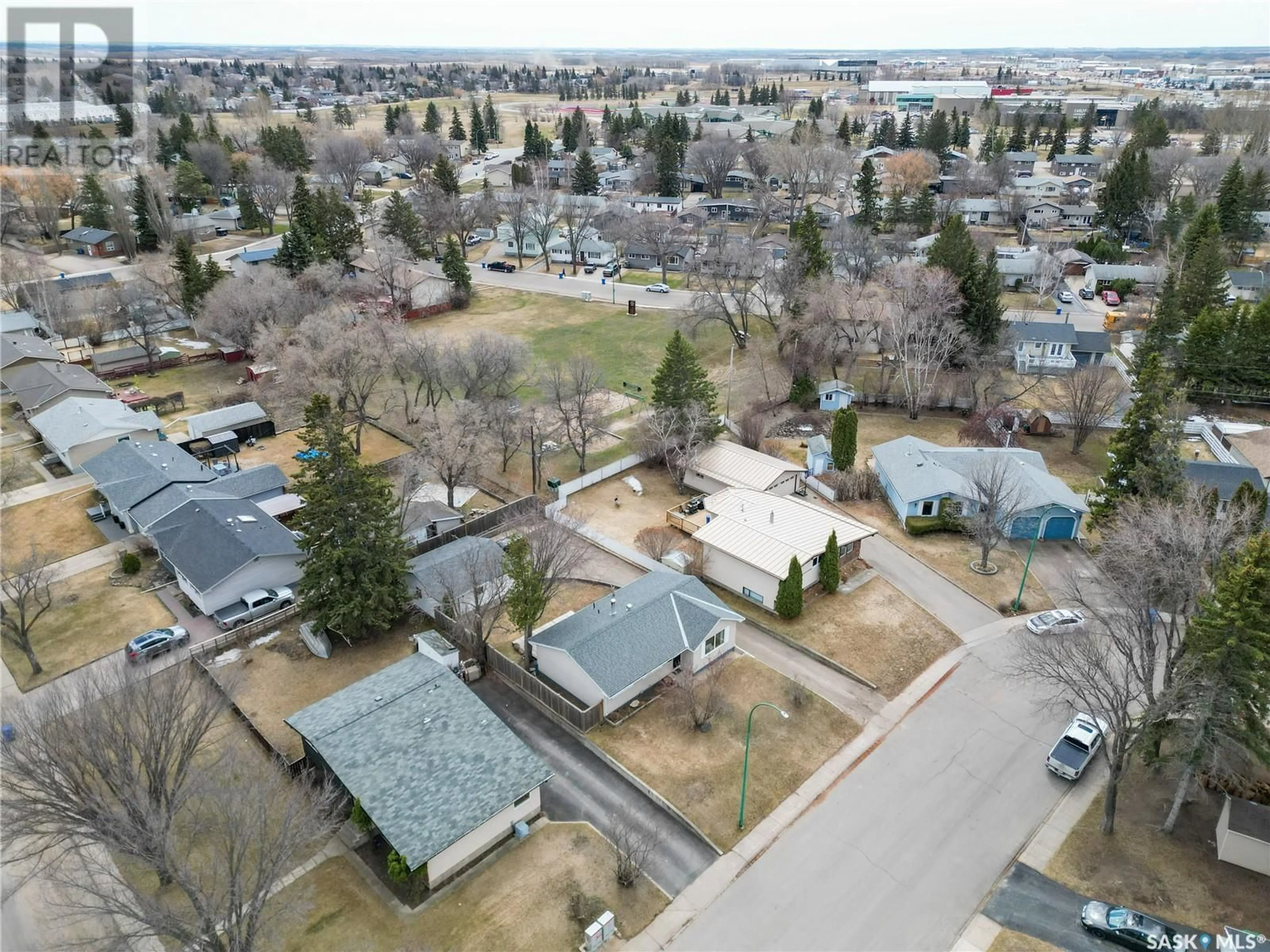 A pic from outside/outdoor area/front of a property/back of a property/a pic from drone, street for 745 CUELENAERE STREET, Prince Albert Saskatchewan S6V2T1