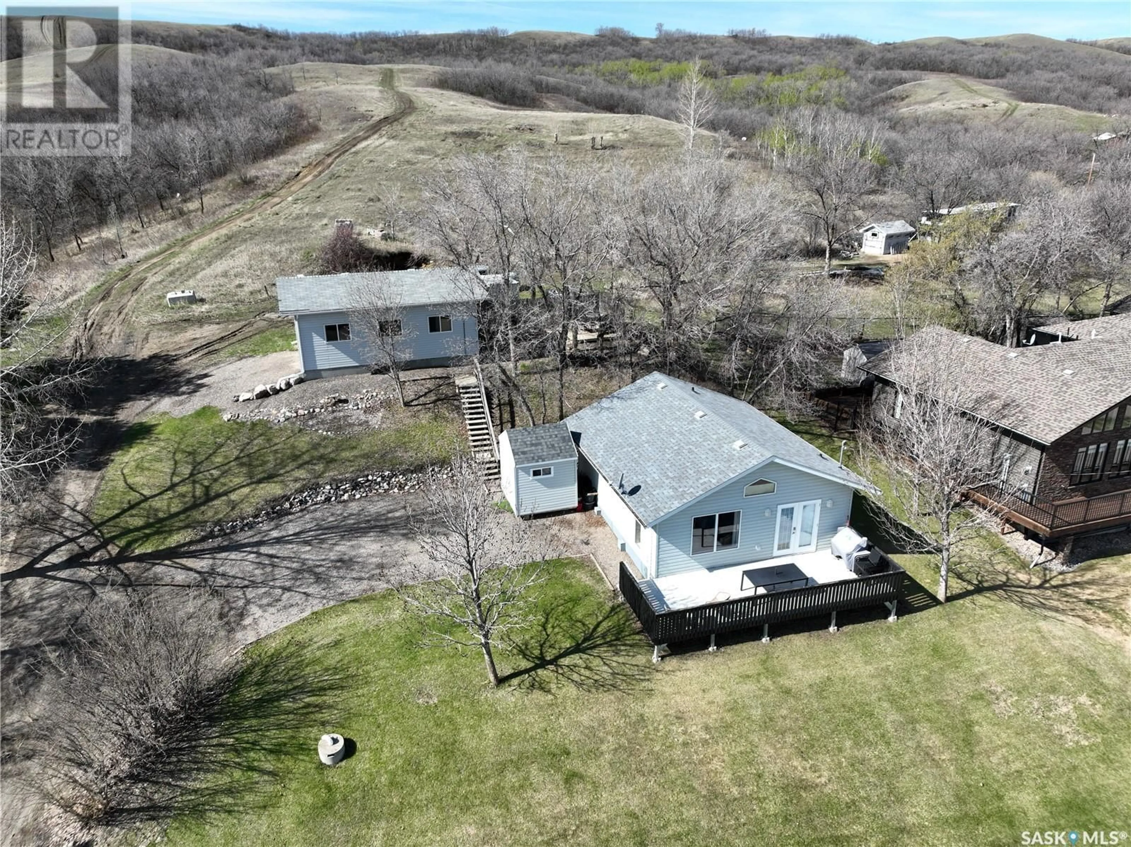 A pic from outside/outdoor area/front of a property/back of a property/a pic from drone, building for 509 TATANKA DRIVE, Marquis Rm No. 191 Saskatchewan S0G1P0