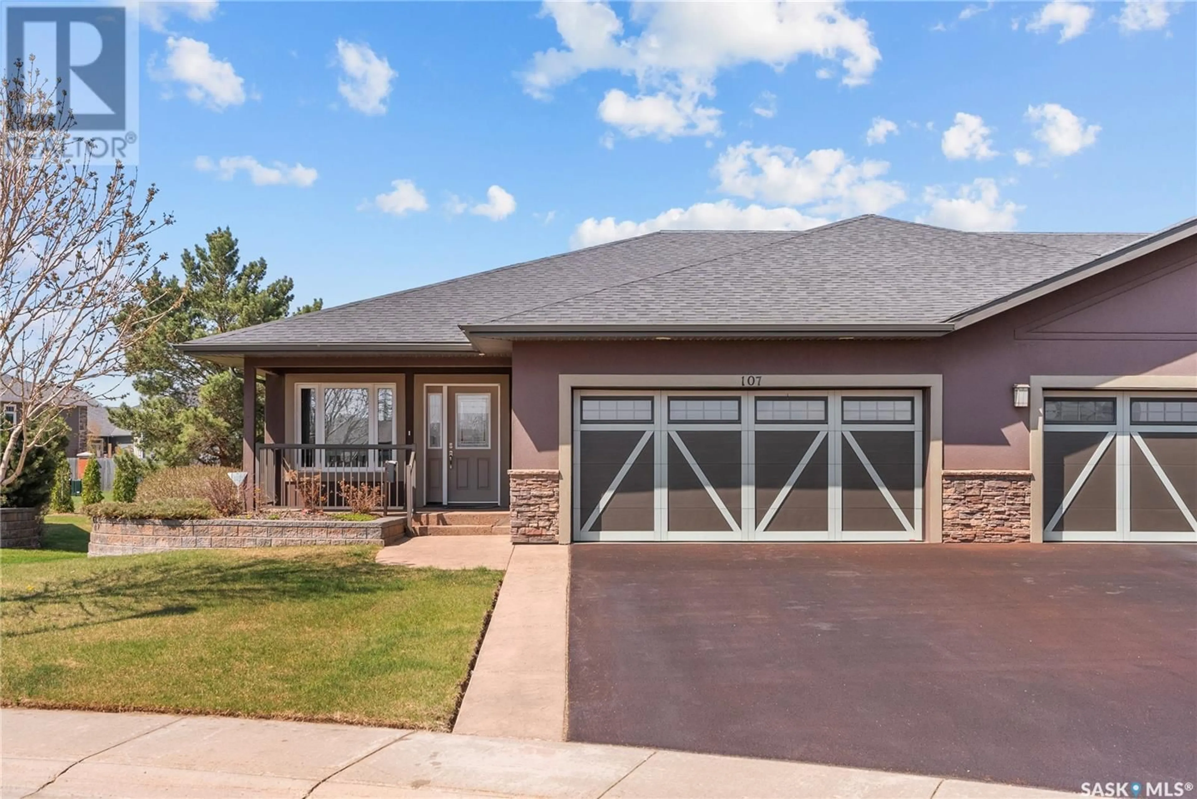 Home with brick exterior material, street for 107 HERITAGE LANDING CRESCENT, Battleford Saskatchewan S0M0E0