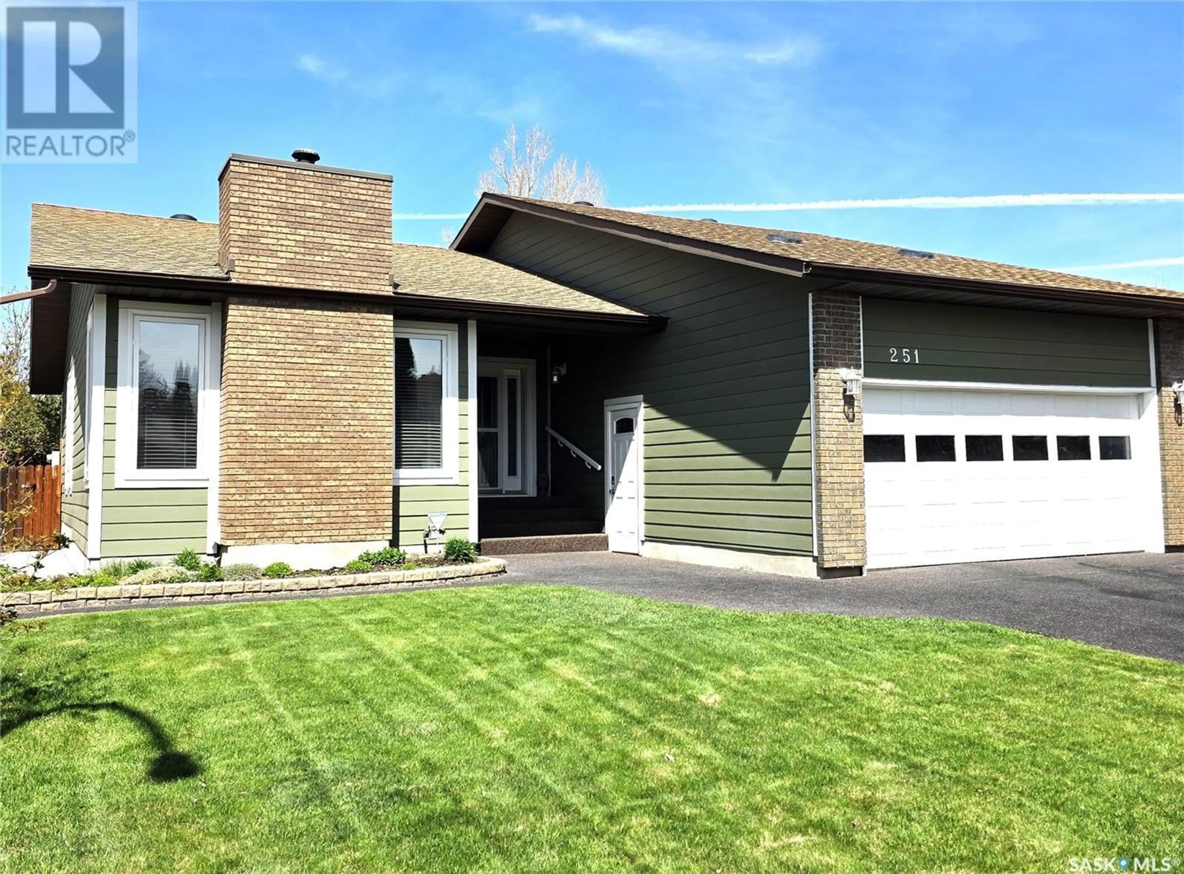 Home with vinyl exterior material, street for 251 GIRGULIS COURT, Saskatoon Saskatchewan S7K6X1