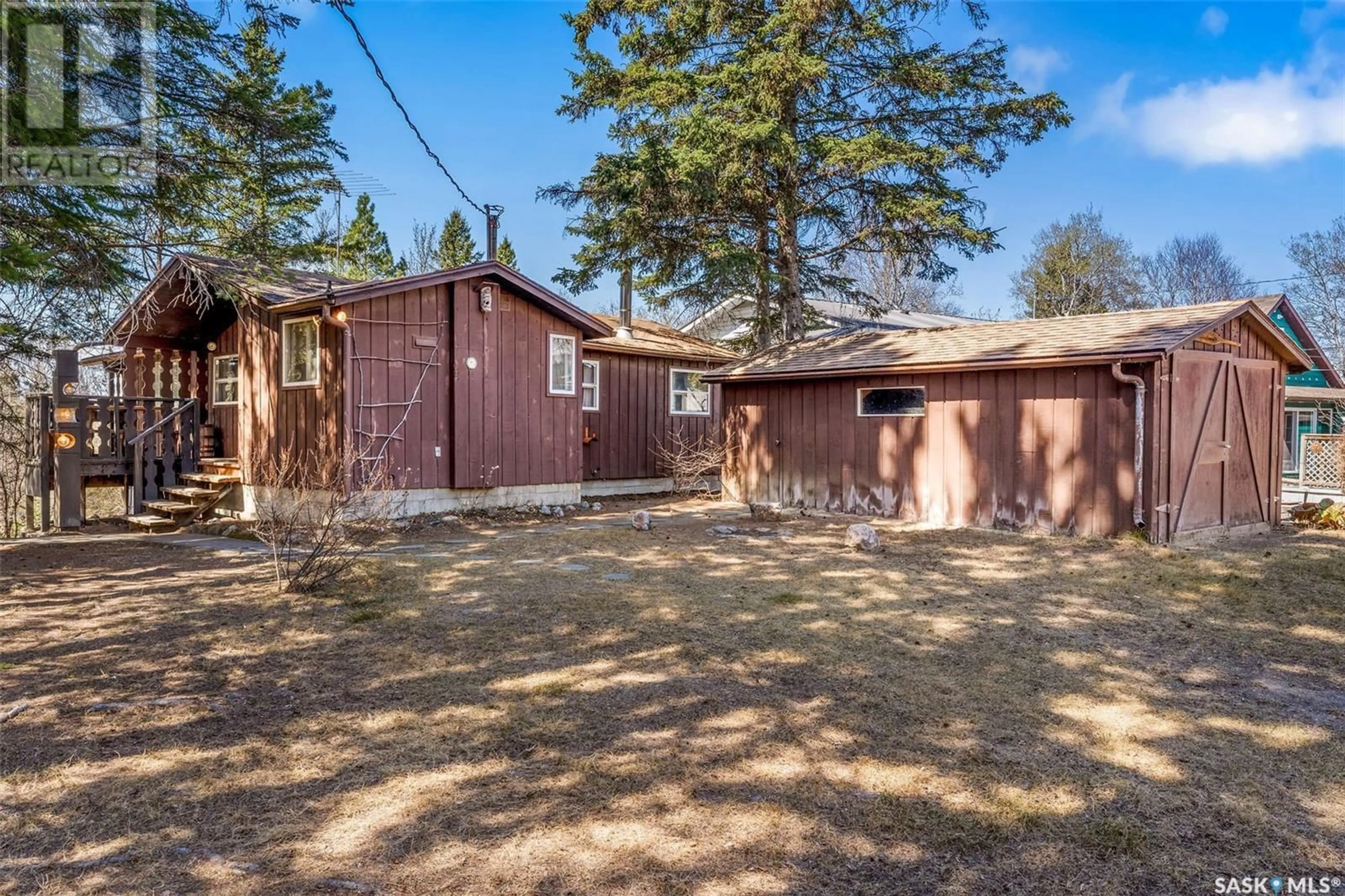 A pic from outside/outdoor area/front of a property/back of a property/a pic from drone, unknown for 311 BAY DRIVE, Christopher Lake Saskatchewan S0J0N0