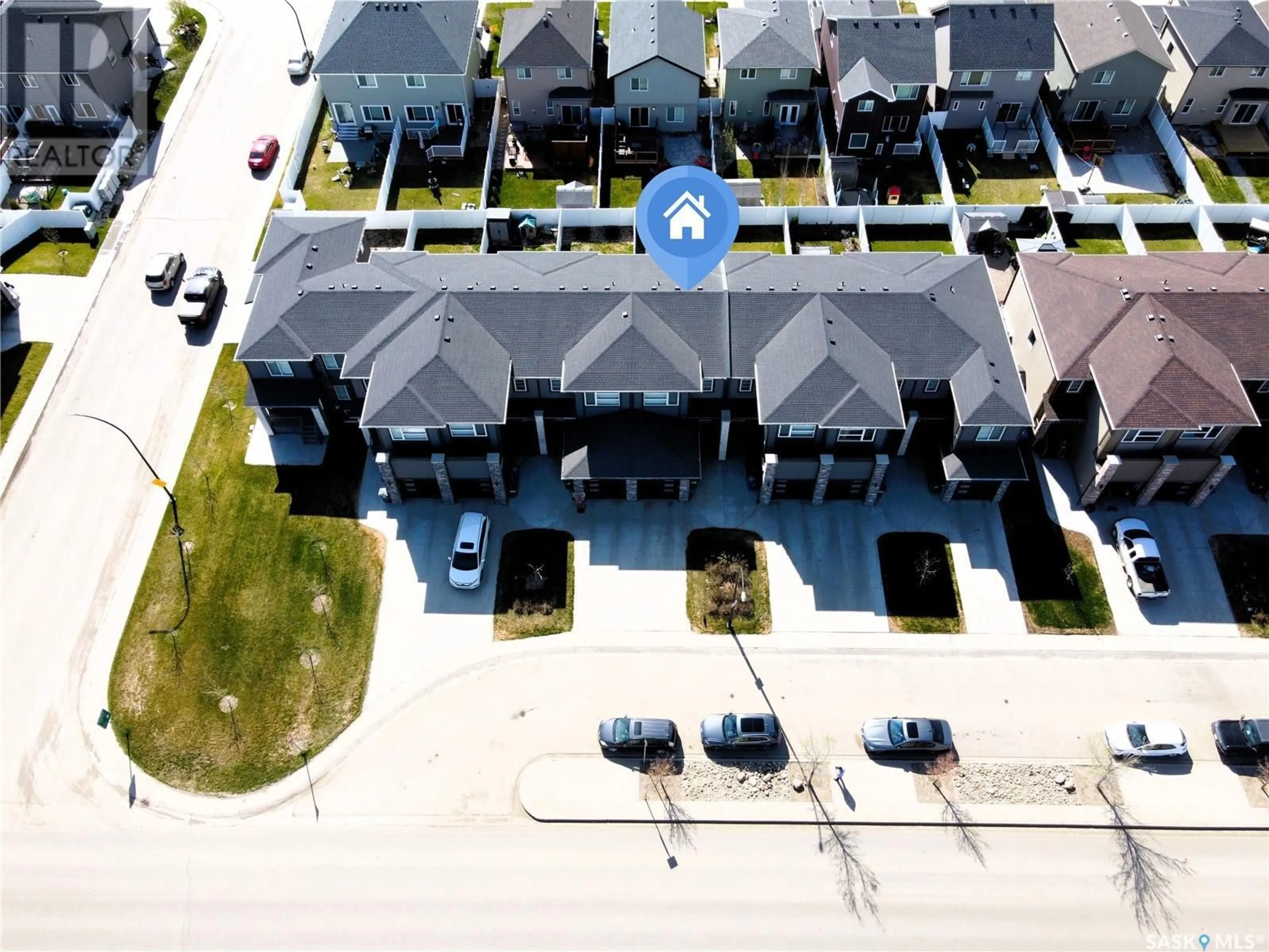 A pic from outside/outdoor area/front of a property/back of a property/a pic from drone, street for 330 BRIGHTON GATE, Saskatoon Saskatchewan S7V0V5
