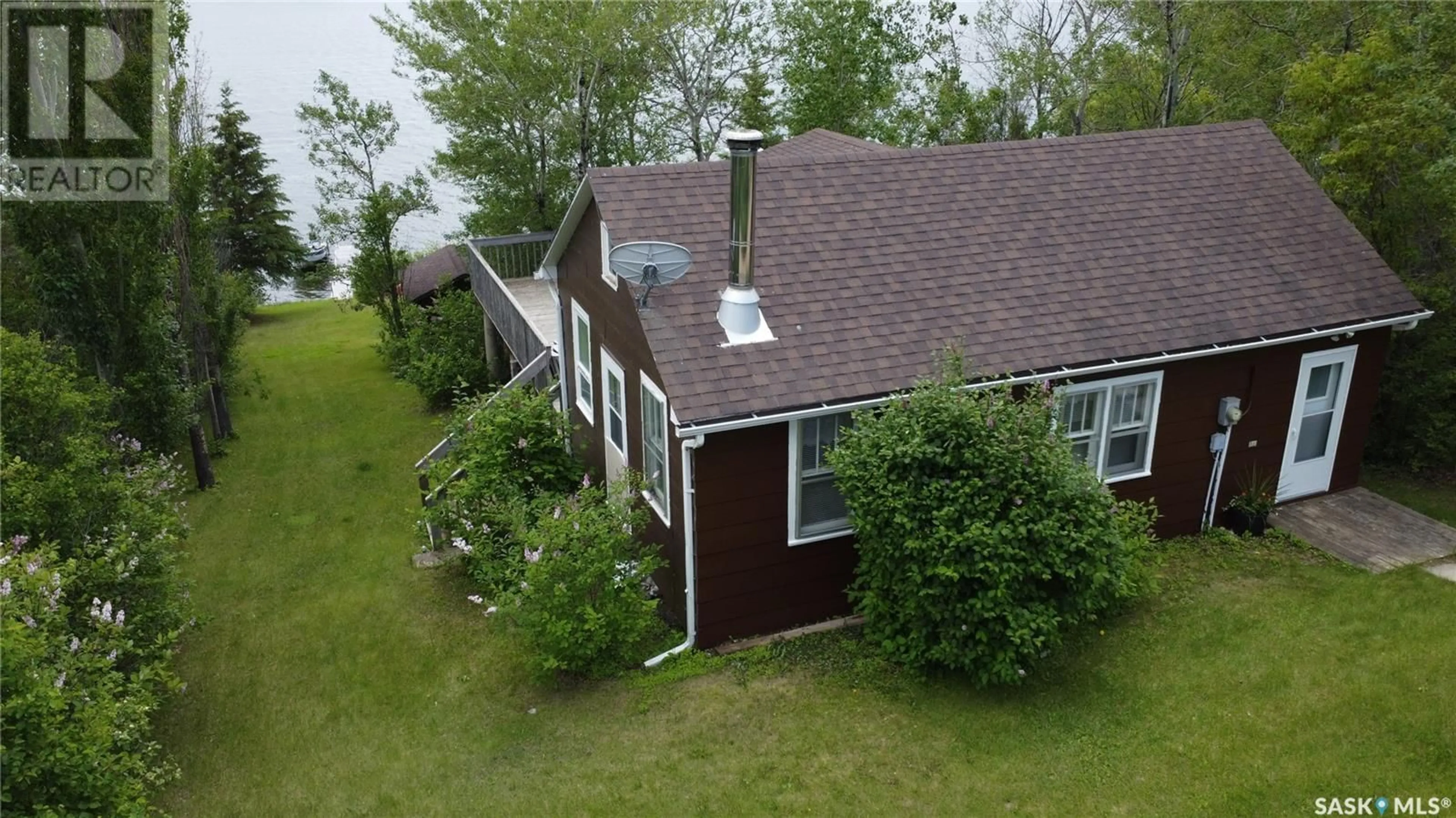 A pic from outside/outdoor area/front of a property/back of a property/a pic from drone, building for 5714 NELSON BEACH, Wakaw Lake Saskatchewan S0K4P0