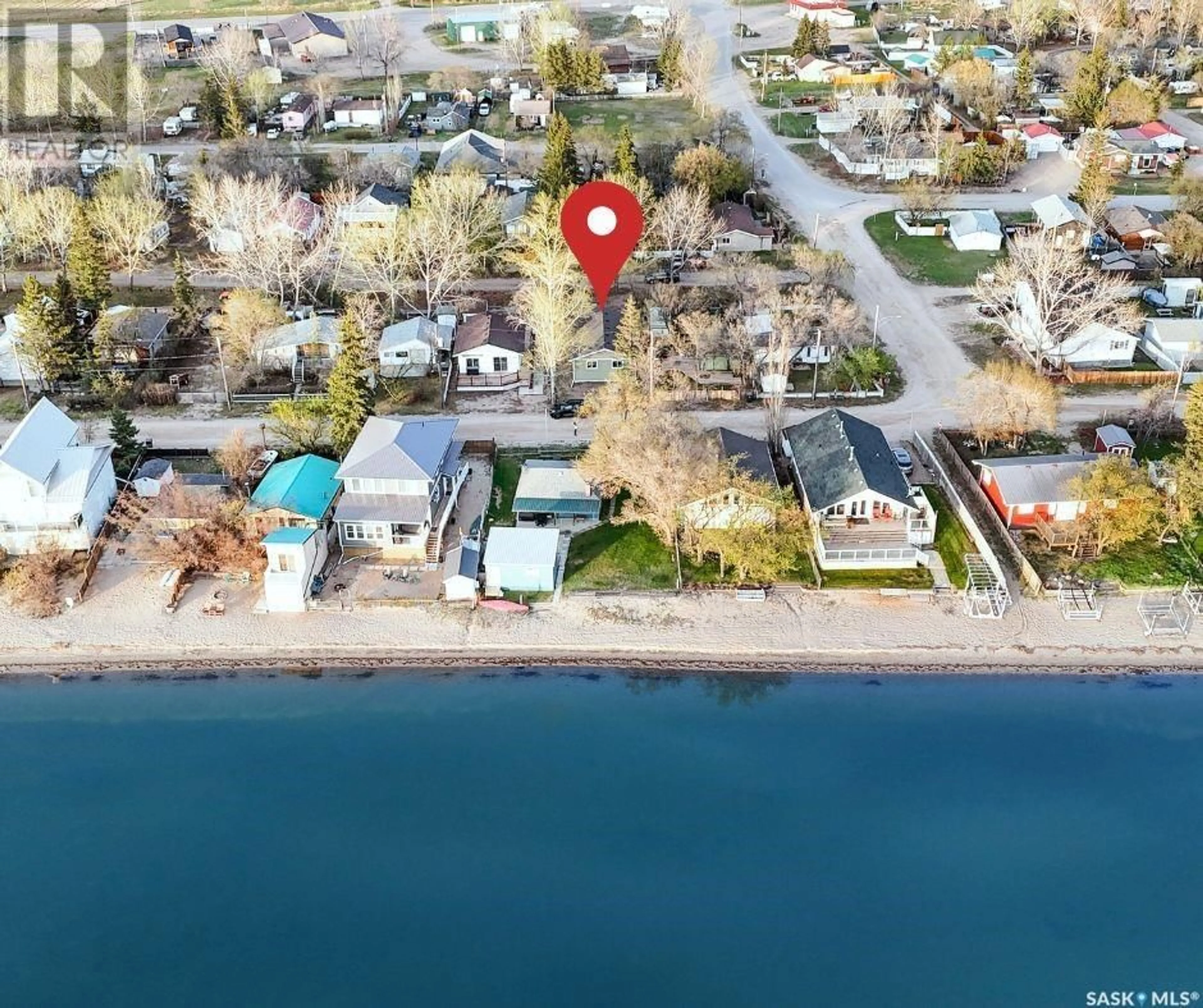 A pic from outside/outdoor area/front of a property/back of a property/a pic from drone, water/lake/river/ocean view for 972 ALFRED CRESCENT, Cochin Saskatchewan S0M0L0