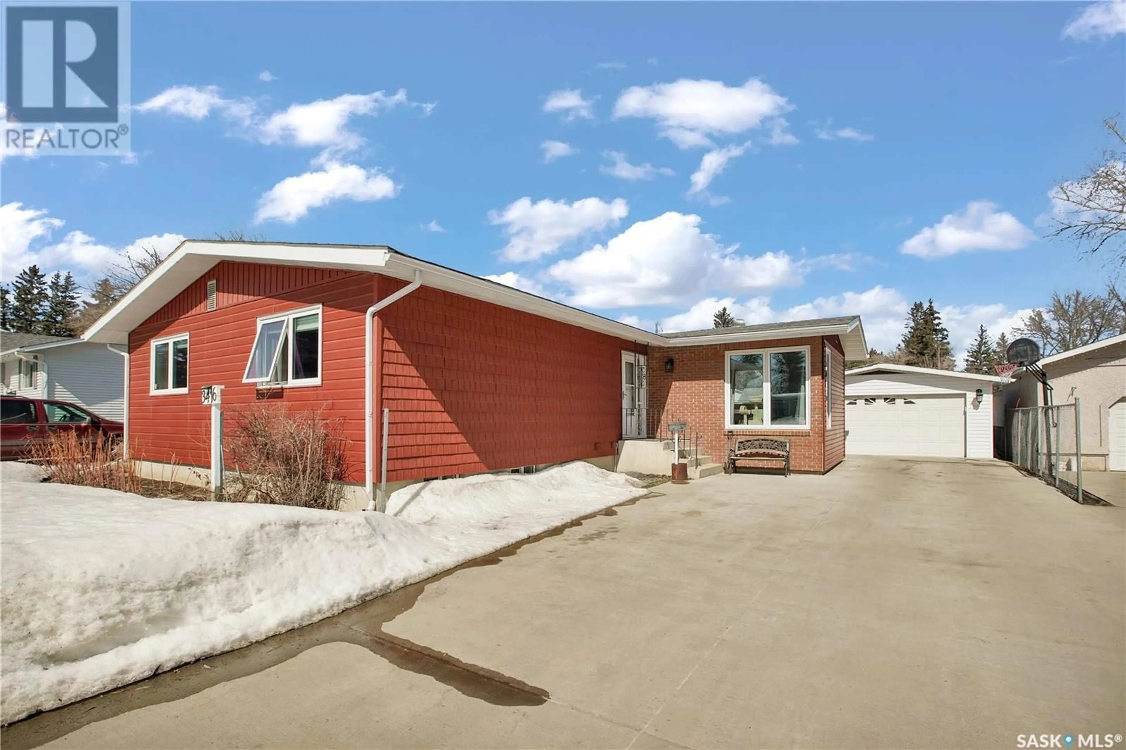 Home with brick exterior material, street for 3416 DIEPPE STREET, Saskatoon Saskatchewan S7M3S9