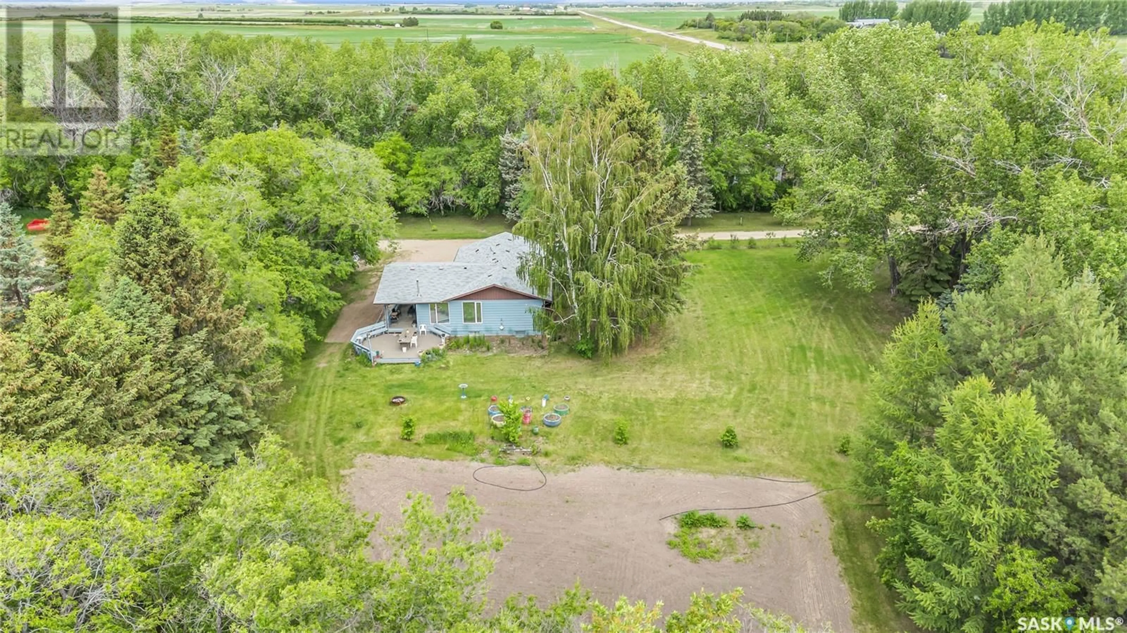 A pic from outside/outdoor area/front of a property/back of a property/a pic from drone, unknown for 2 IMPERIAL ACREAGE HIGHWAY, Big Arm Rm No. 251 Saskatchewan S0G2J0