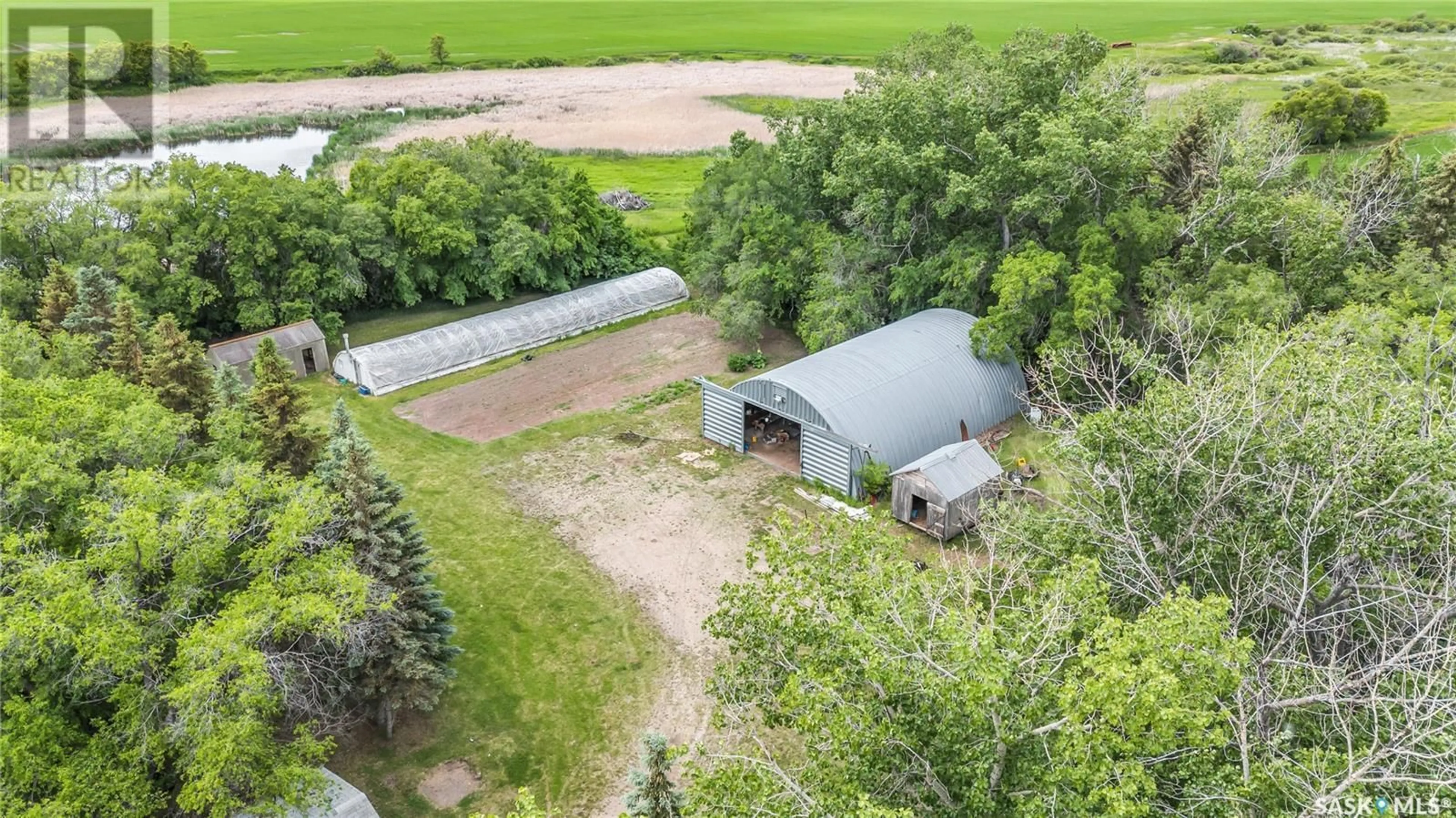 A pic from outside/outdoor area/front of a property/back of a property/a pic from drone, building for 2 IMPERIAL ACREAGE HIGHWAY, Big Arm Rm No. 251 Saskatchewan S0G2J0