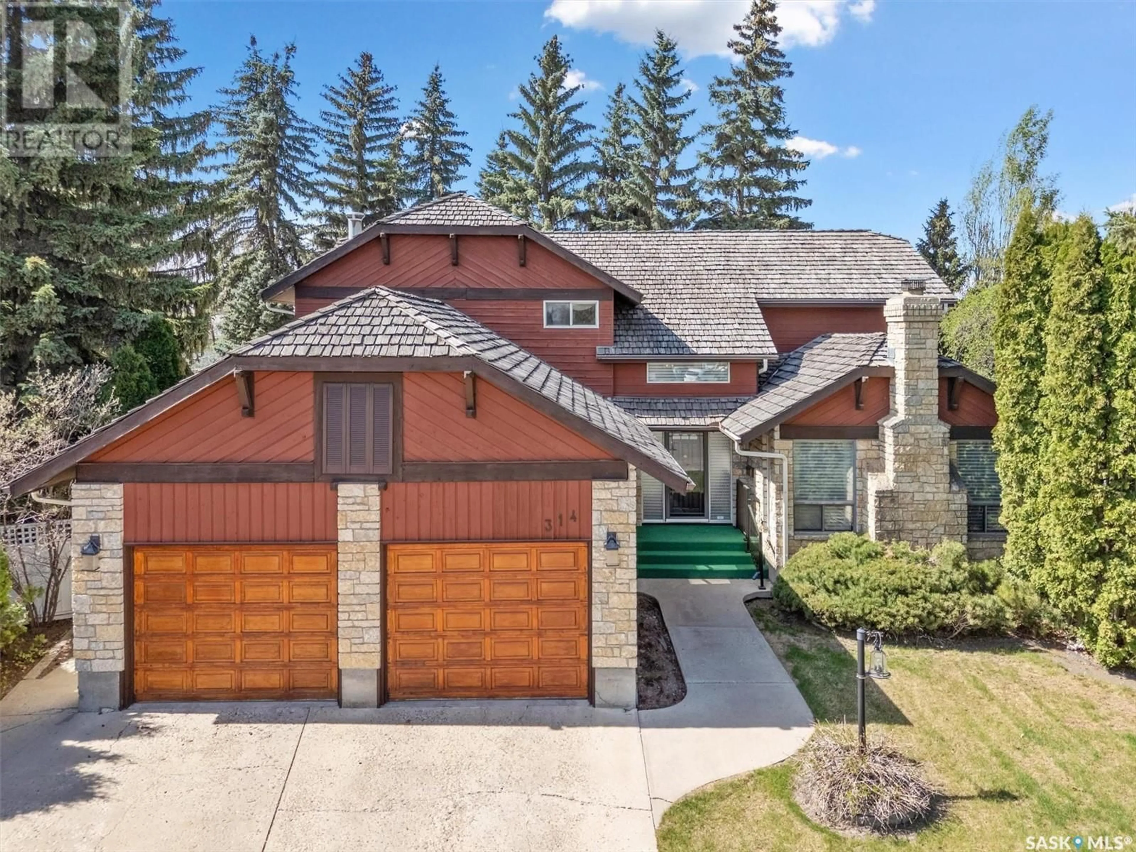 Home with brick exterior material, street for 314 NOKOMIS PLACE, Saskatoon Saskatchewan S7K5E2