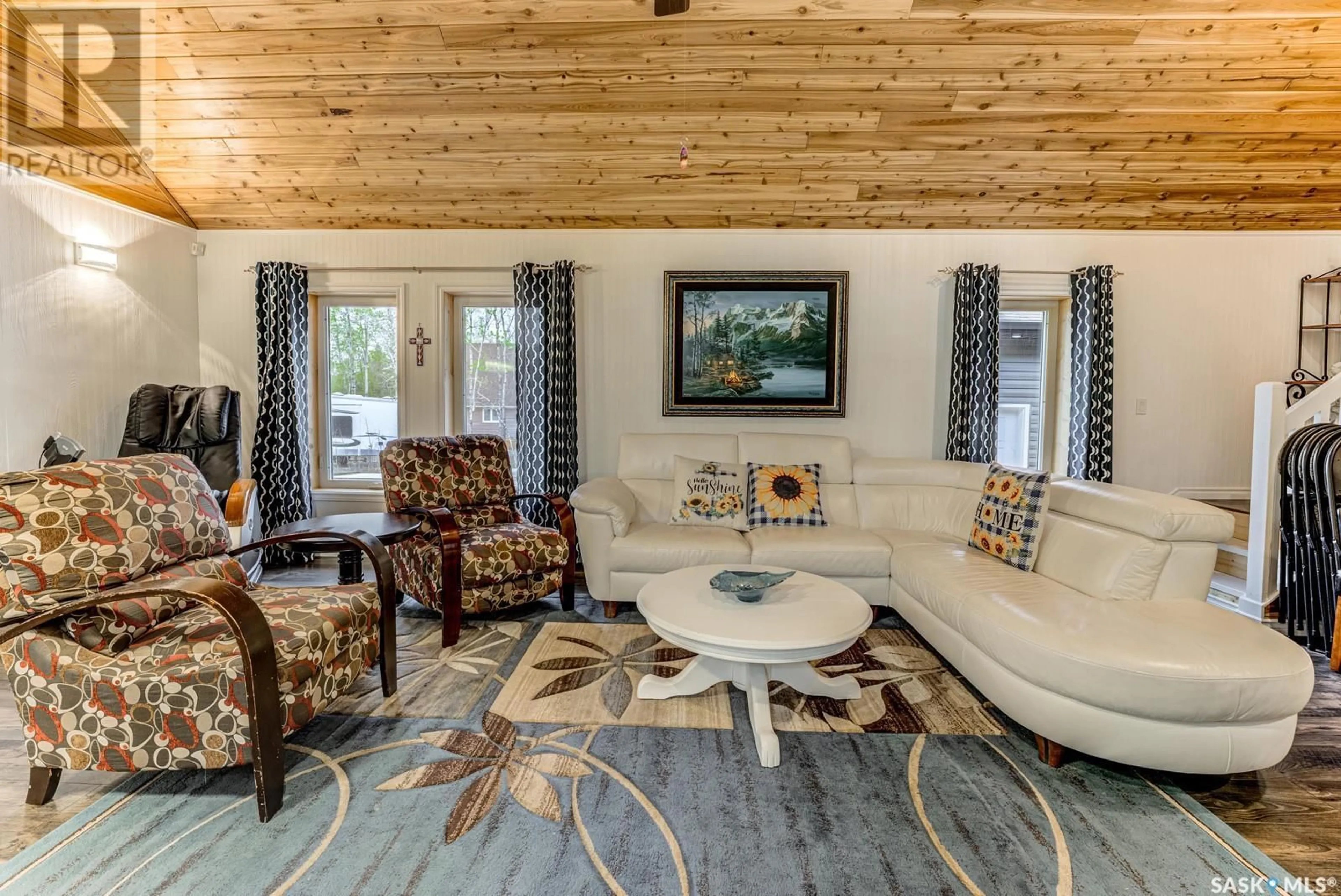 Living room with furniture, unknown for 303A LAC DES ILES ROAD, Lac Des Iles Saskatchewan S0M1A0