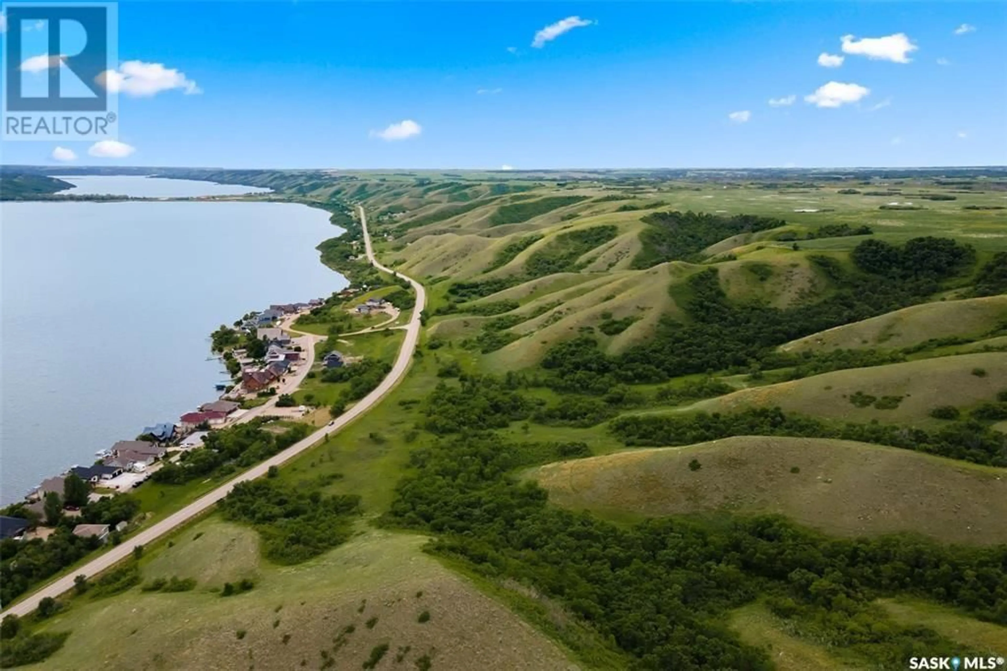A pic from outside/outdoor area/front of a property/back of a property/a pic from drone, water/lake/river/ocean view for 74 AARON DRIVE, Echo Lake Saskatchewan S0G1S0