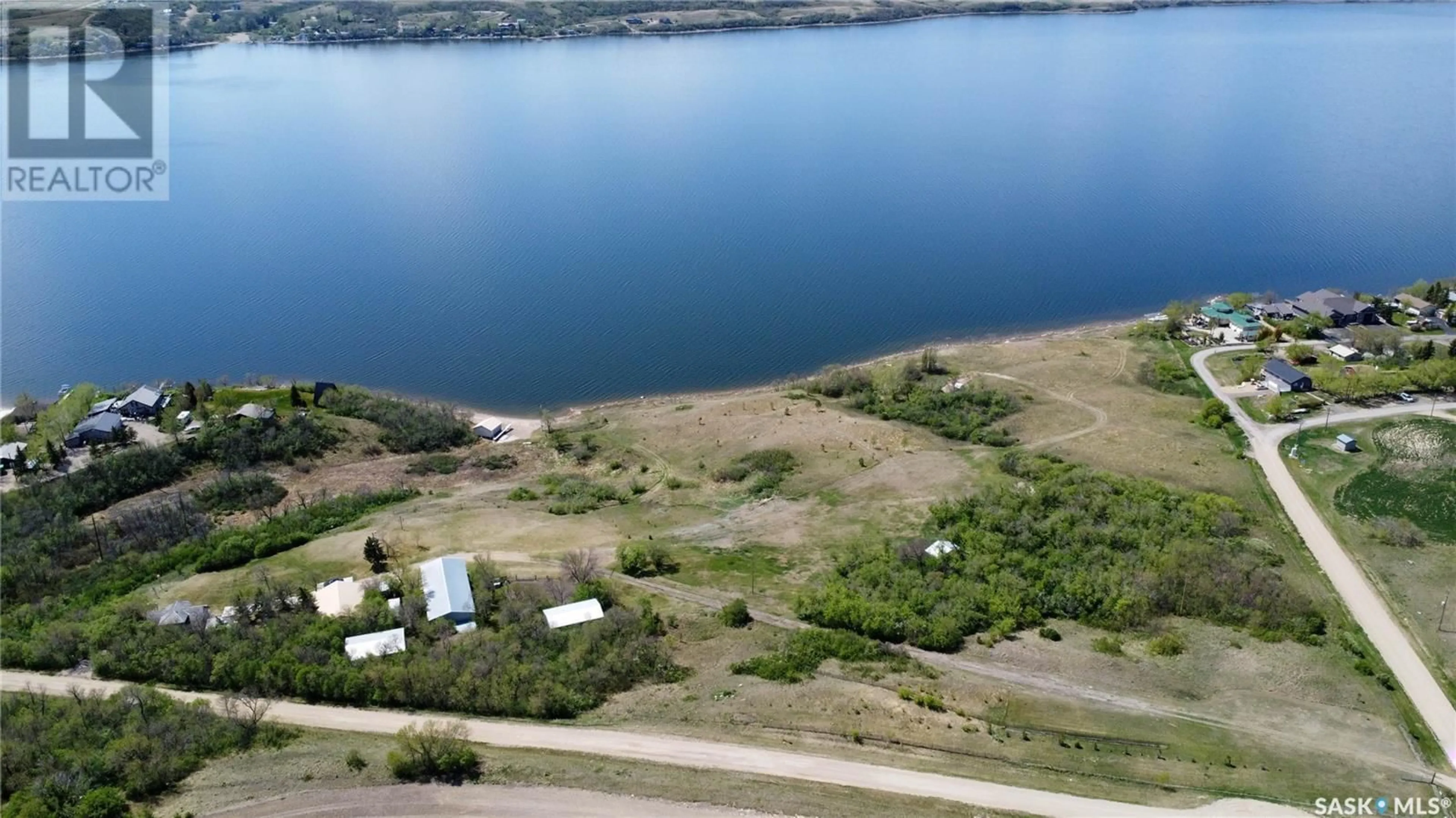 A pic from outside/outdoor area/front of a property/back of a property/a pic from drone, water/lake/river/ocean view for WATERFRONT ACREAGE, Mckillop Rm No. 220 Saskatchewan S4G4L0
