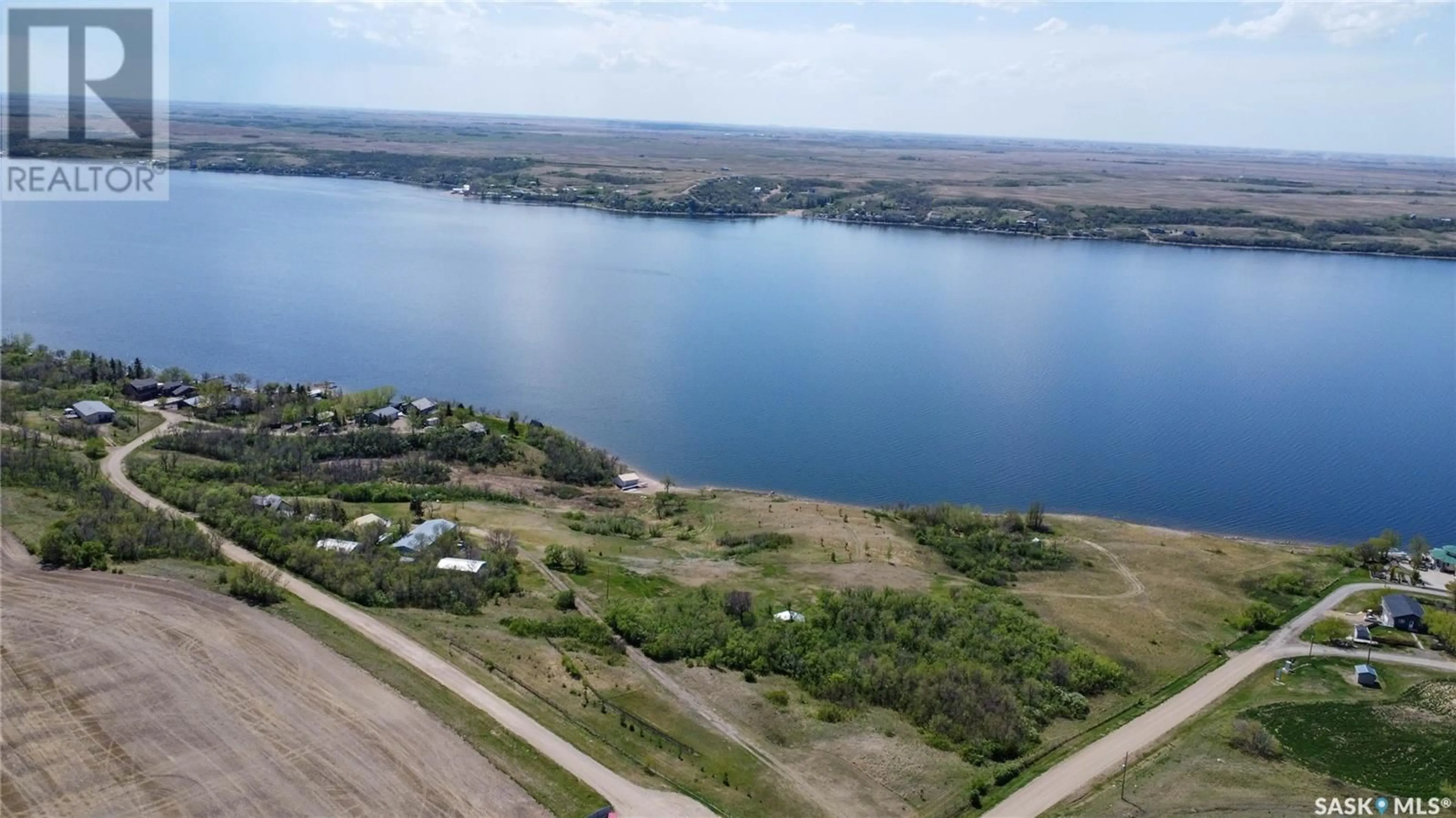 A pic from outside/outdoor area/front of a property/back of a property/a pic from drone, water/lake/river/ocean view for WATERFRONT ACREAGE, Mckillop Rm No. 220 Saskatchewan S4G4L0