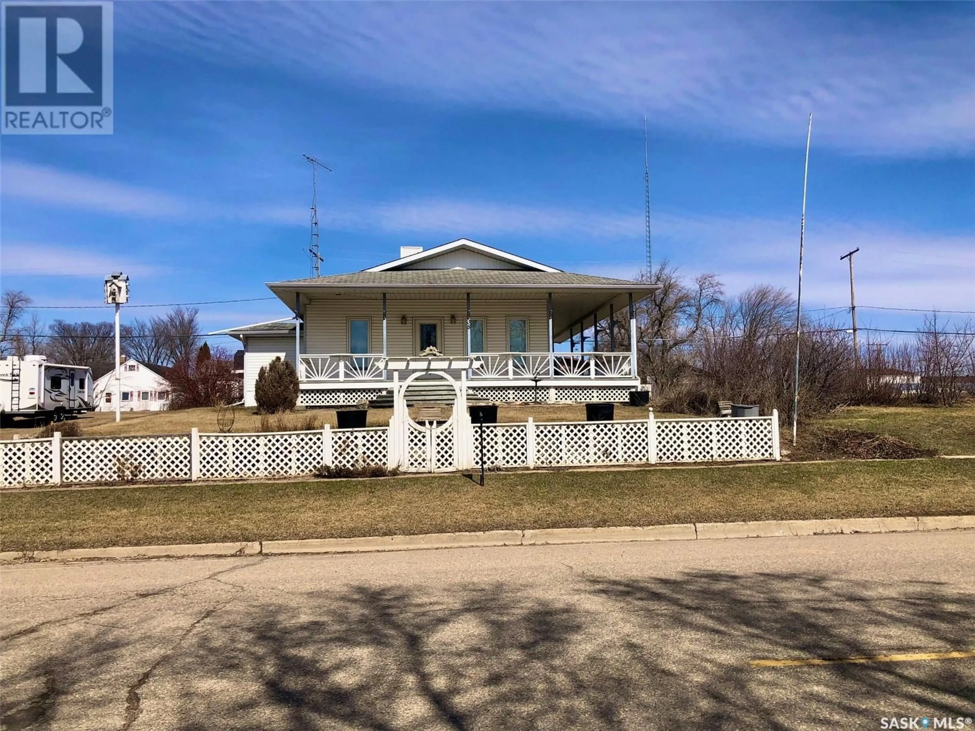 A pic from outside/outdoor area/front of a property/back of a property/a pic from drone, building for W - 28 HIGHWAY AVENUE, Preeceville Saskatchewan S0A3B0