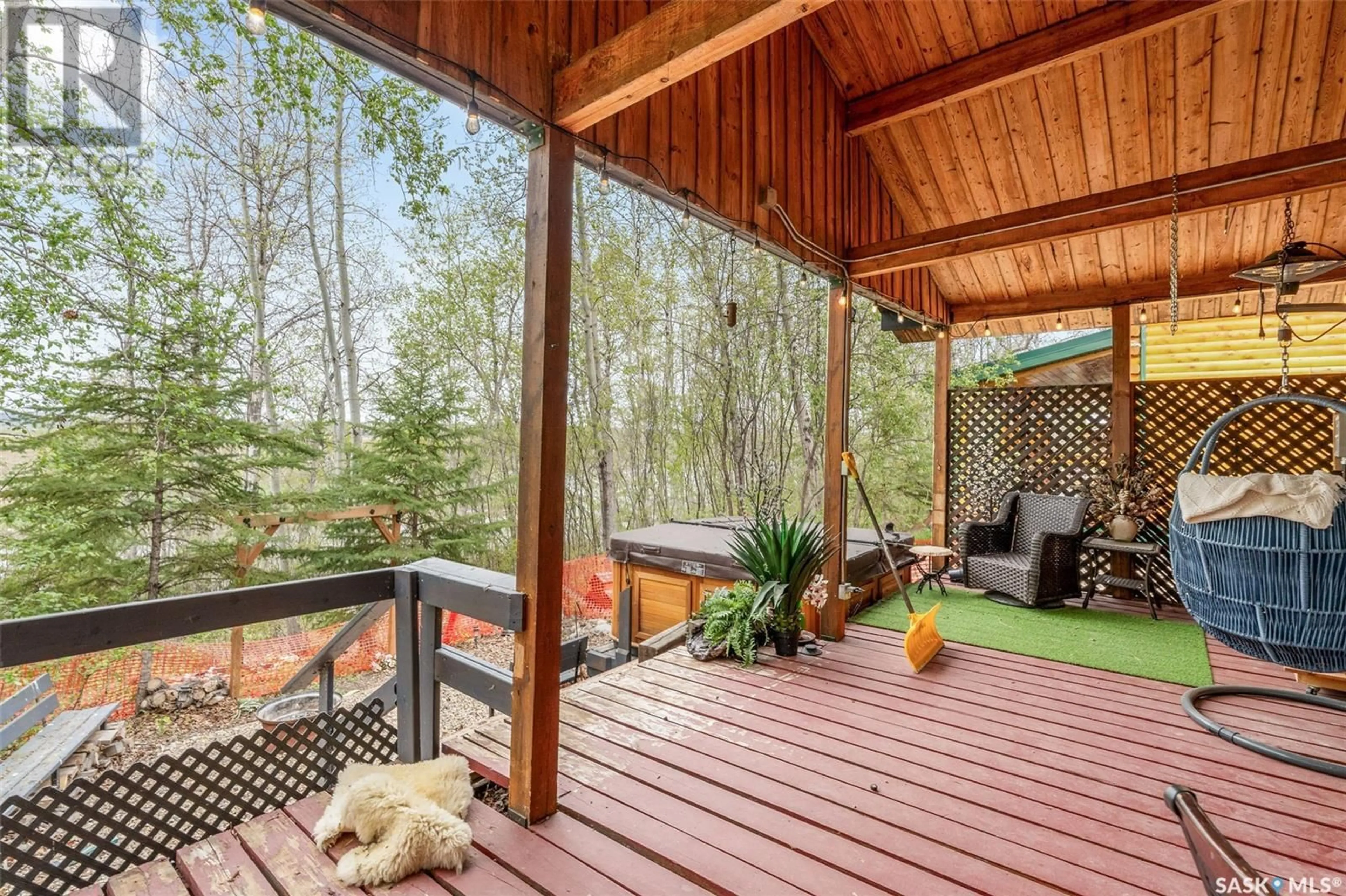 Patio, forest/trees view for 305 WAPITI ROAD, Nipawin Rm No. 487 Saskatchewan S0E0W0