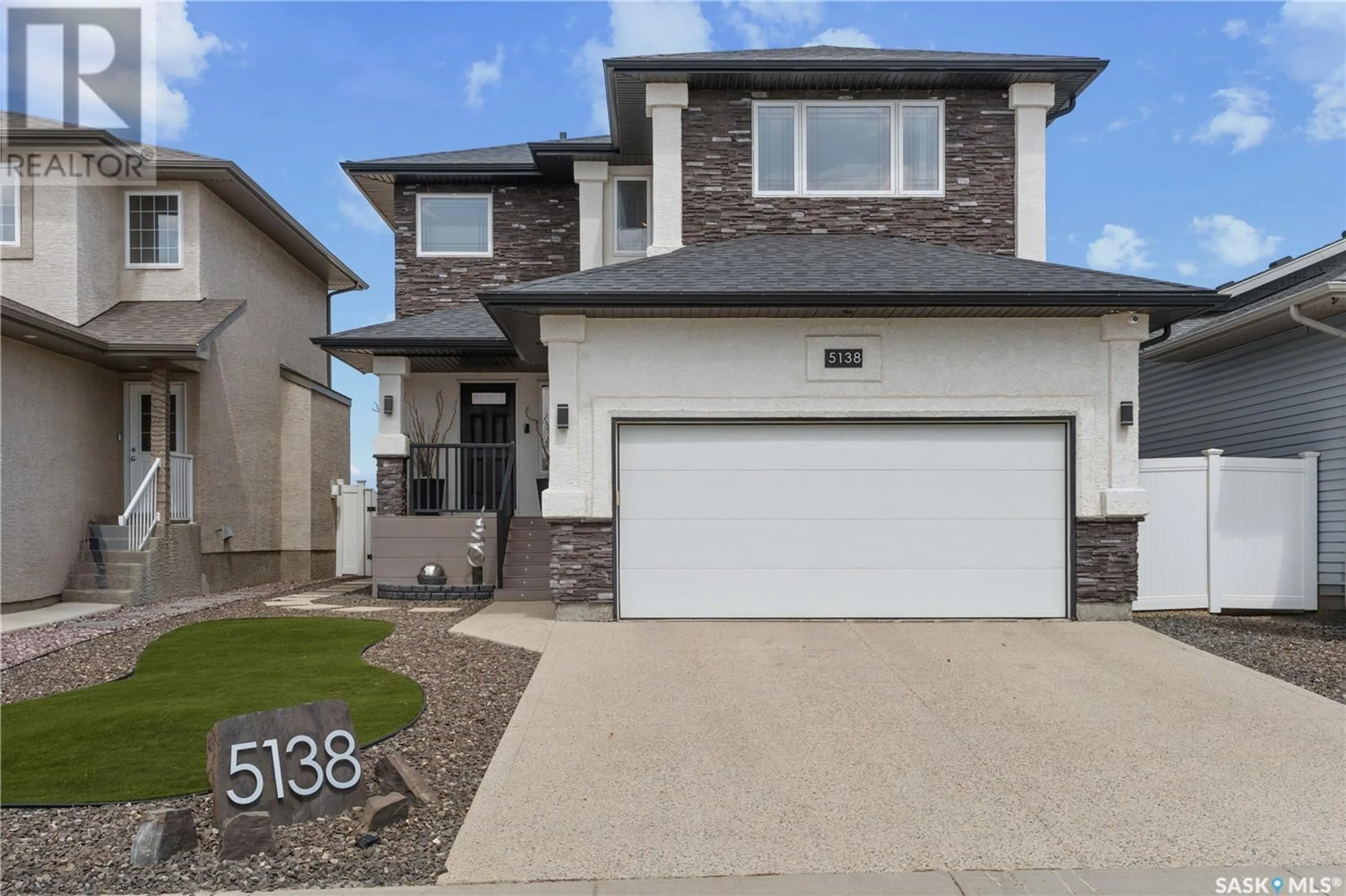 Home with vinyl exterior material, street for 5138 ANTHONY WAY, Regina Saskatchewan S4X0H2