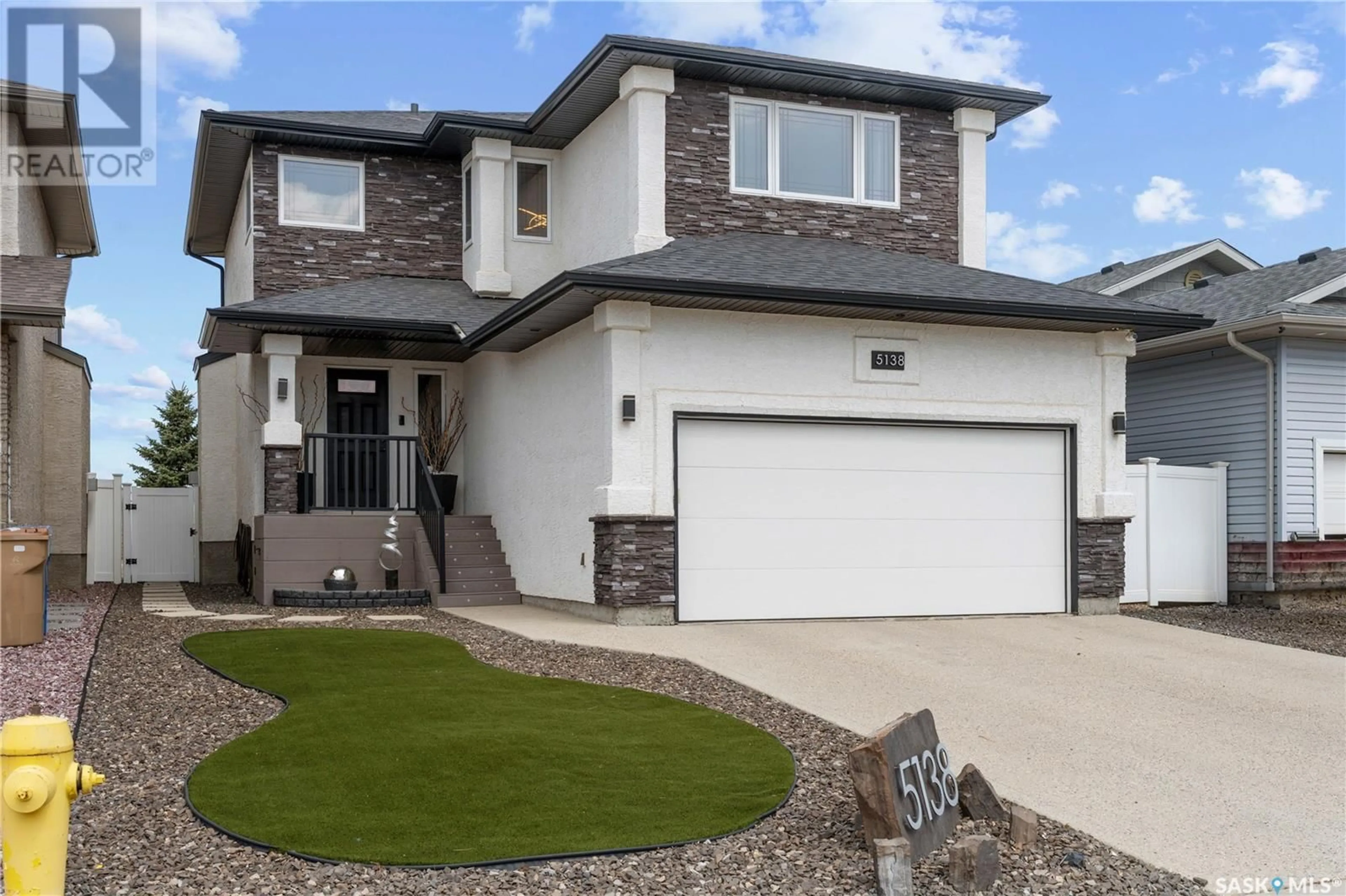 Home with vinyl exterior material, street for 5138 ANTHONY WAY, Regina Saskatchewan S4X0H2