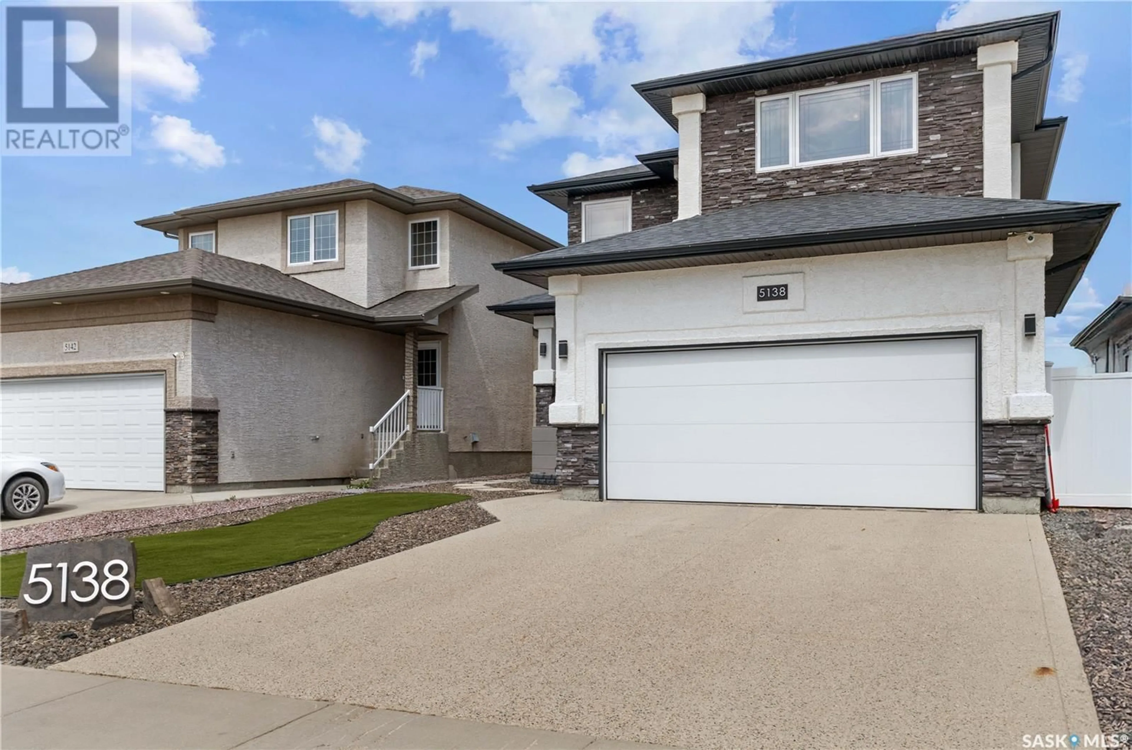 Home with vinyl exterior material, street for 5138 ANTHONY WAY, Regina Saskatchewan S4X0H2