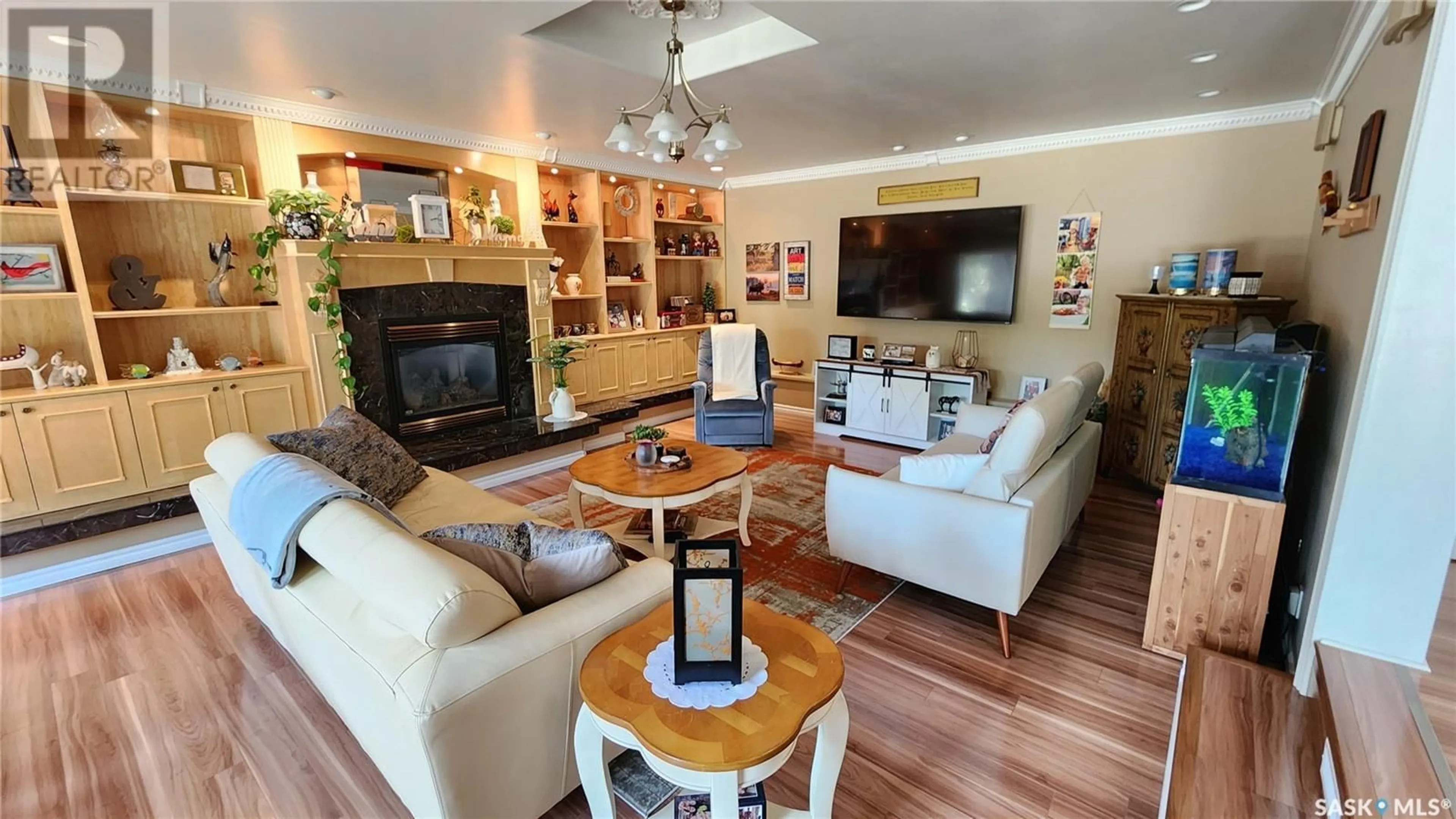 Living room with furniture, unknown for 510 11TH AVENUE, North Battleford Saskatchewan S9A2S6