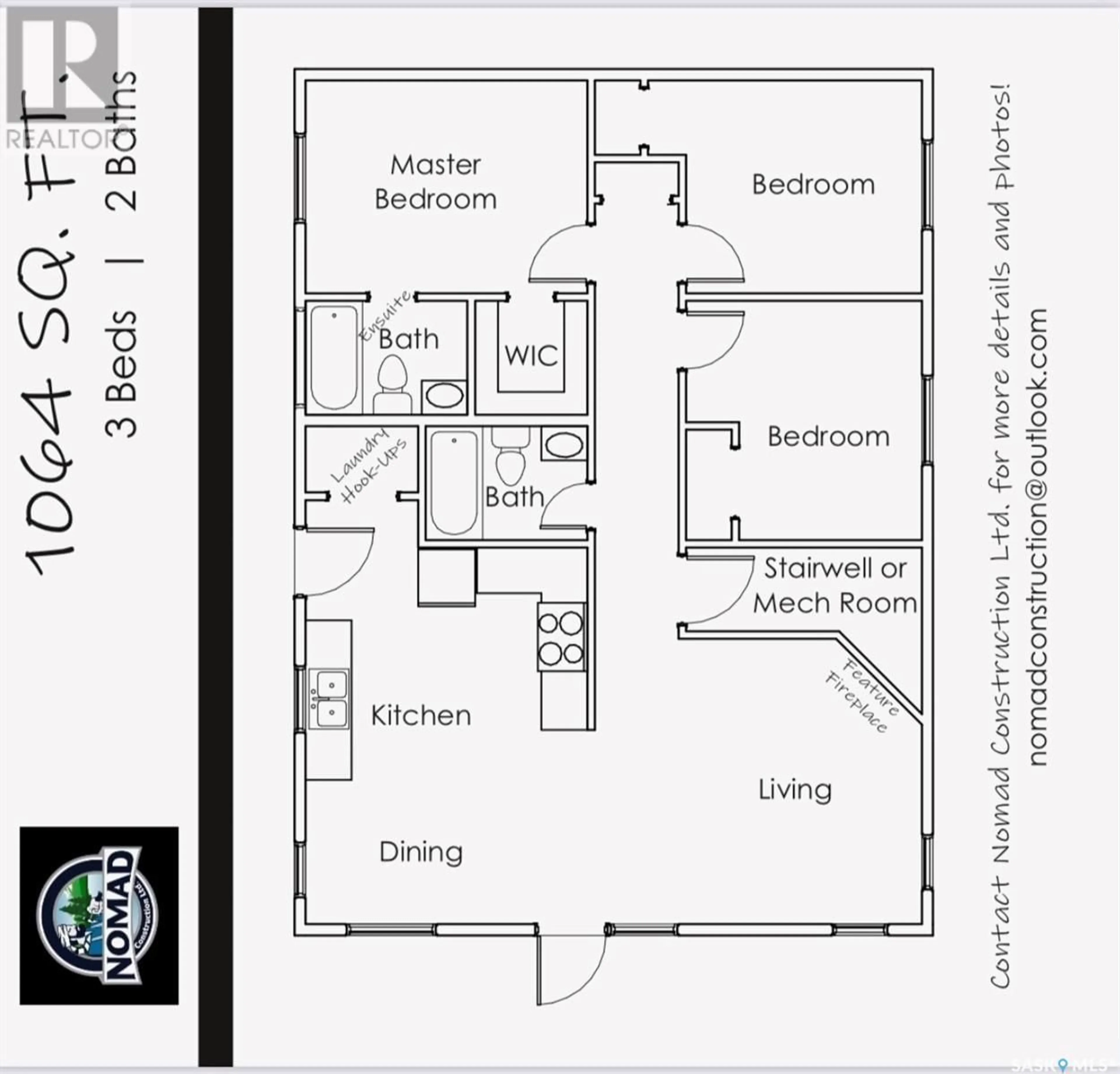Floor plan for MEETING LAKE COTTAGE HOME, Meeting Lake Saskatchewan S0M2L0