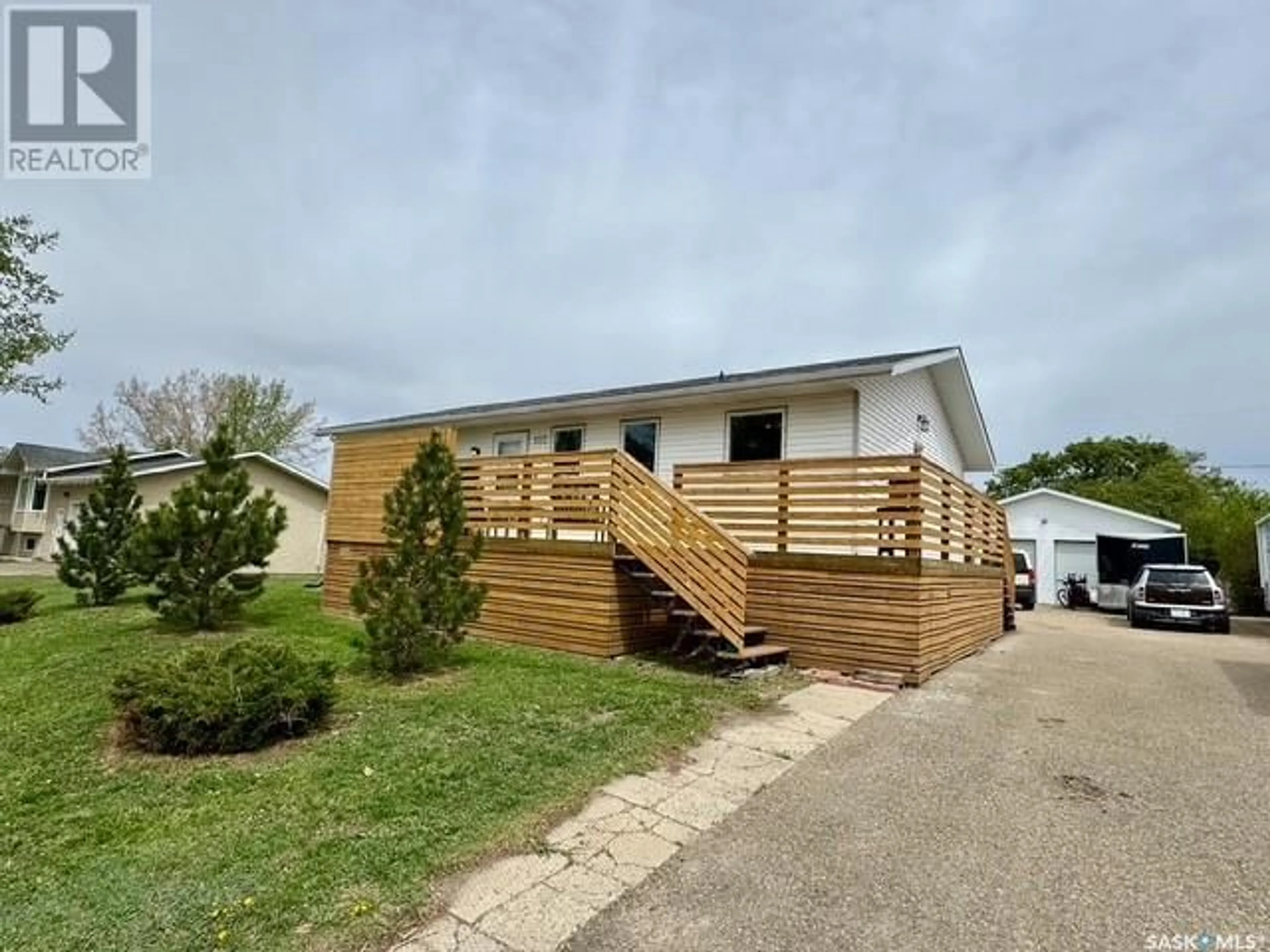 A pic from outside/outdoor area/front of a property/back of a property/a pic from drone, street for 102 BRAUN STREET, Waldeck Saskatchewan S0H4J0