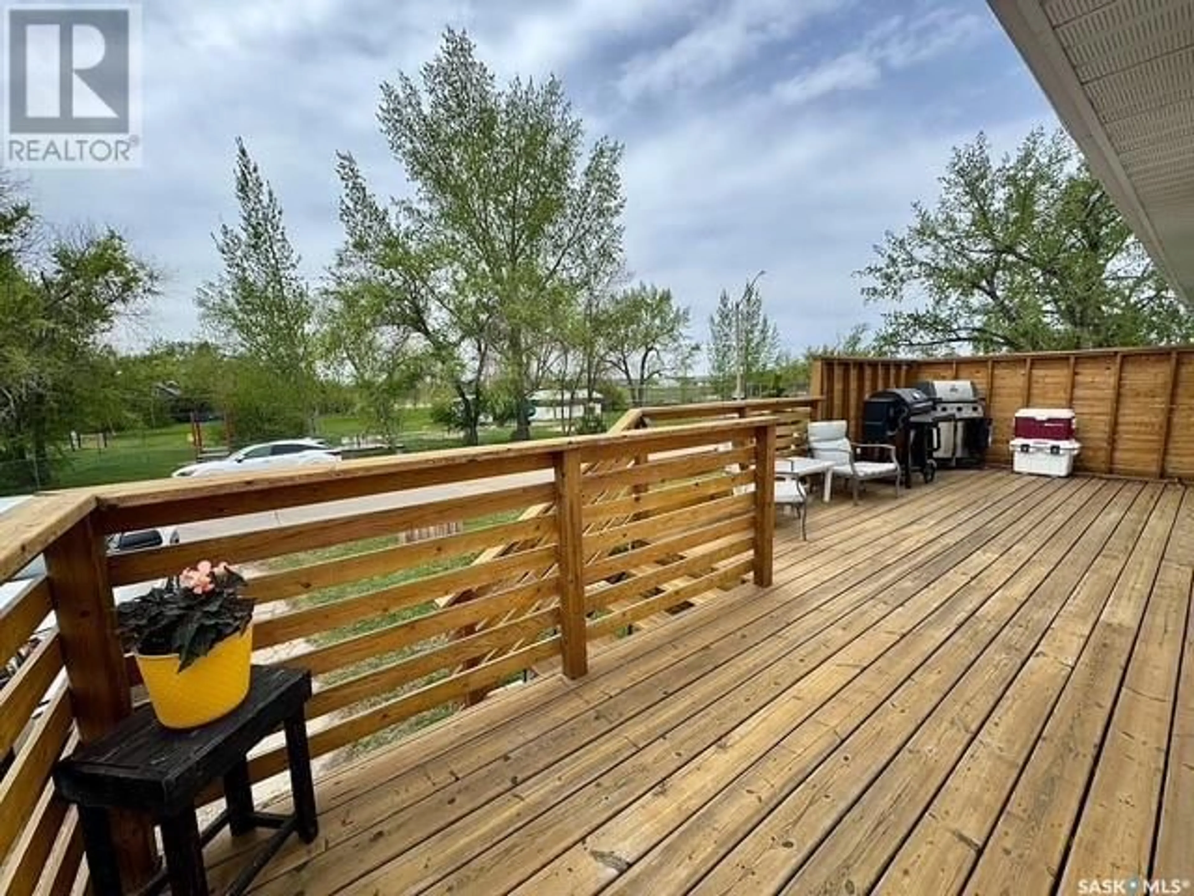 Patio, water/lake/river/ocean view for 102 BRAUN STREET, Waldeck Saskatchewan S0H4J0
