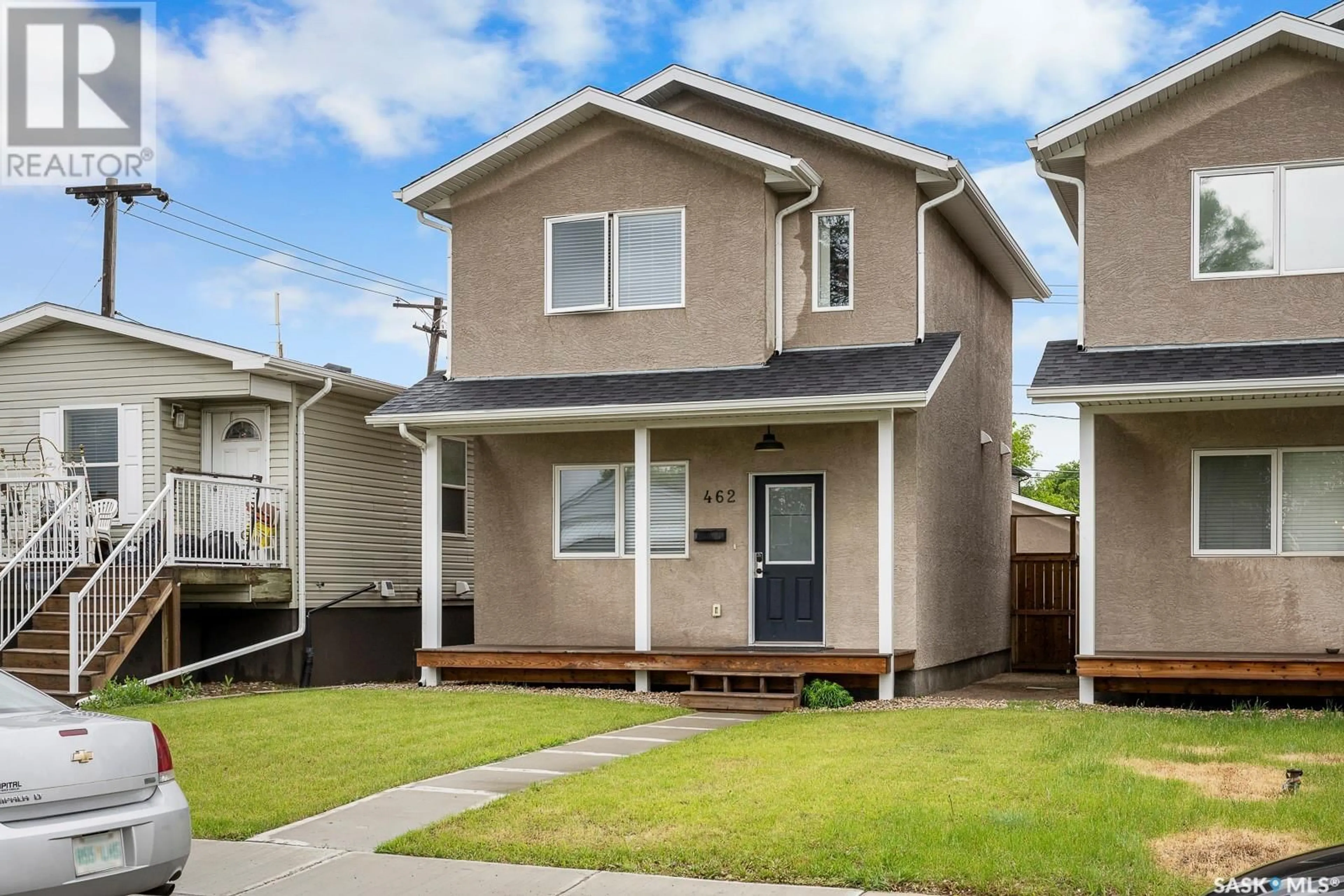 Home with vinyl exterior material, street for 462 FORGET STREET, Regina Saskatchewan S4R4X9
