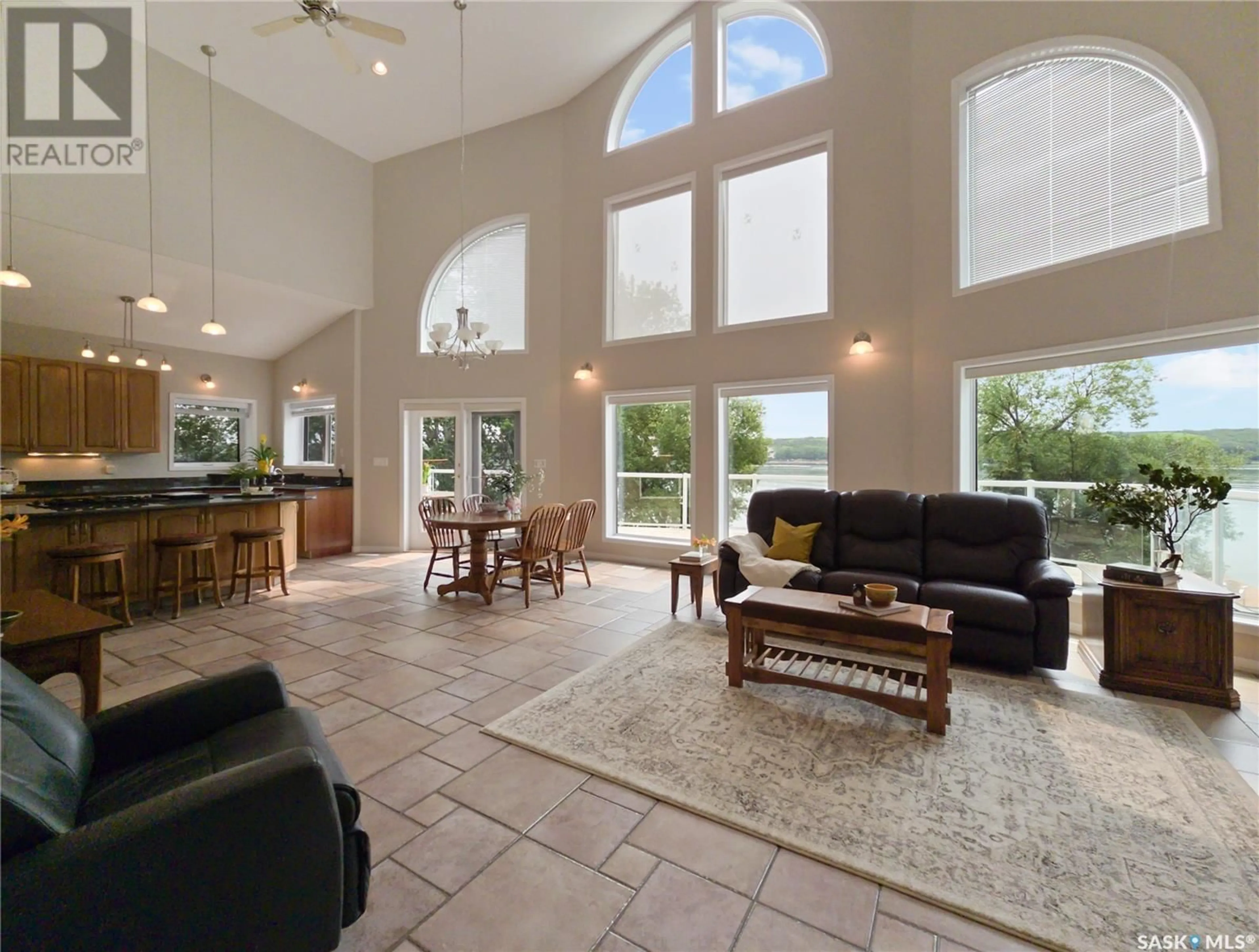 Living room with furniture, ceramic/tile floor for 78 SUMMERFELDT DRIVE, Thode Saskatchewan S7C0A4