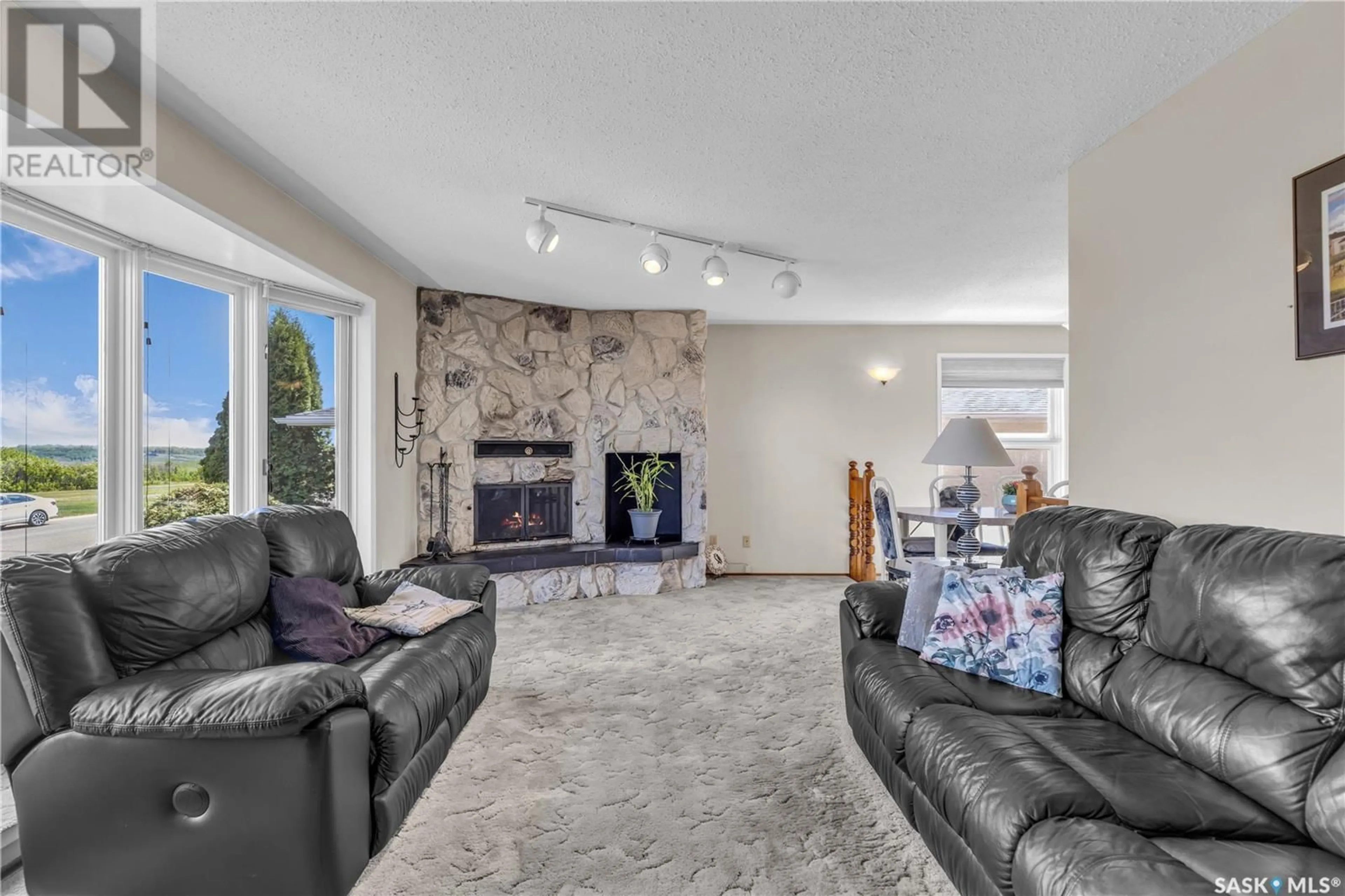 Living room with furniture, unknown for 201 RIVERBEND CRESCENT, Battleford Saskatchewan S0M0E0