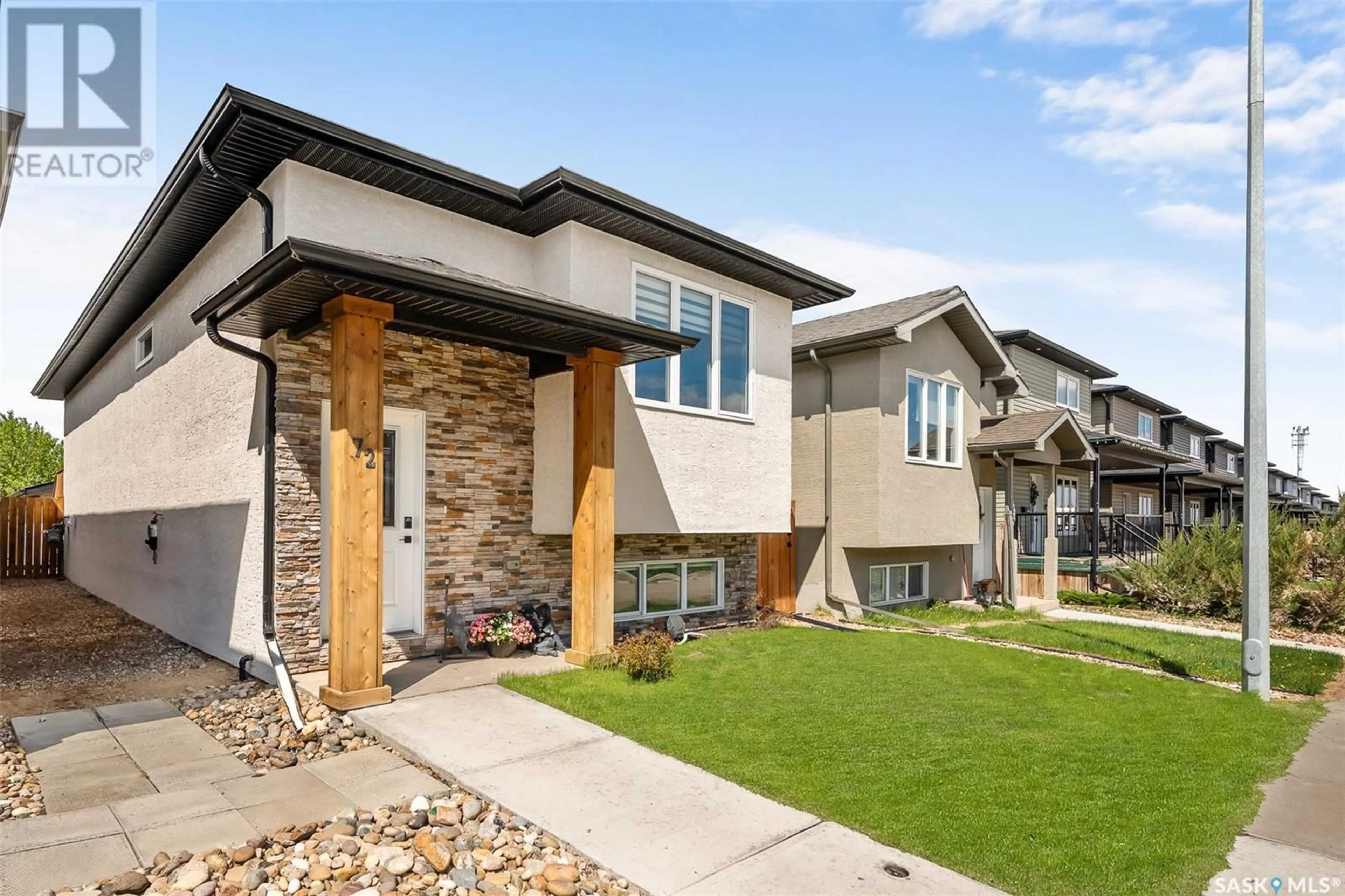 Home with brick exterior material, street for 72 BRIGHAM ROAD, Moose Jaw Saskatchewan S6K0A7