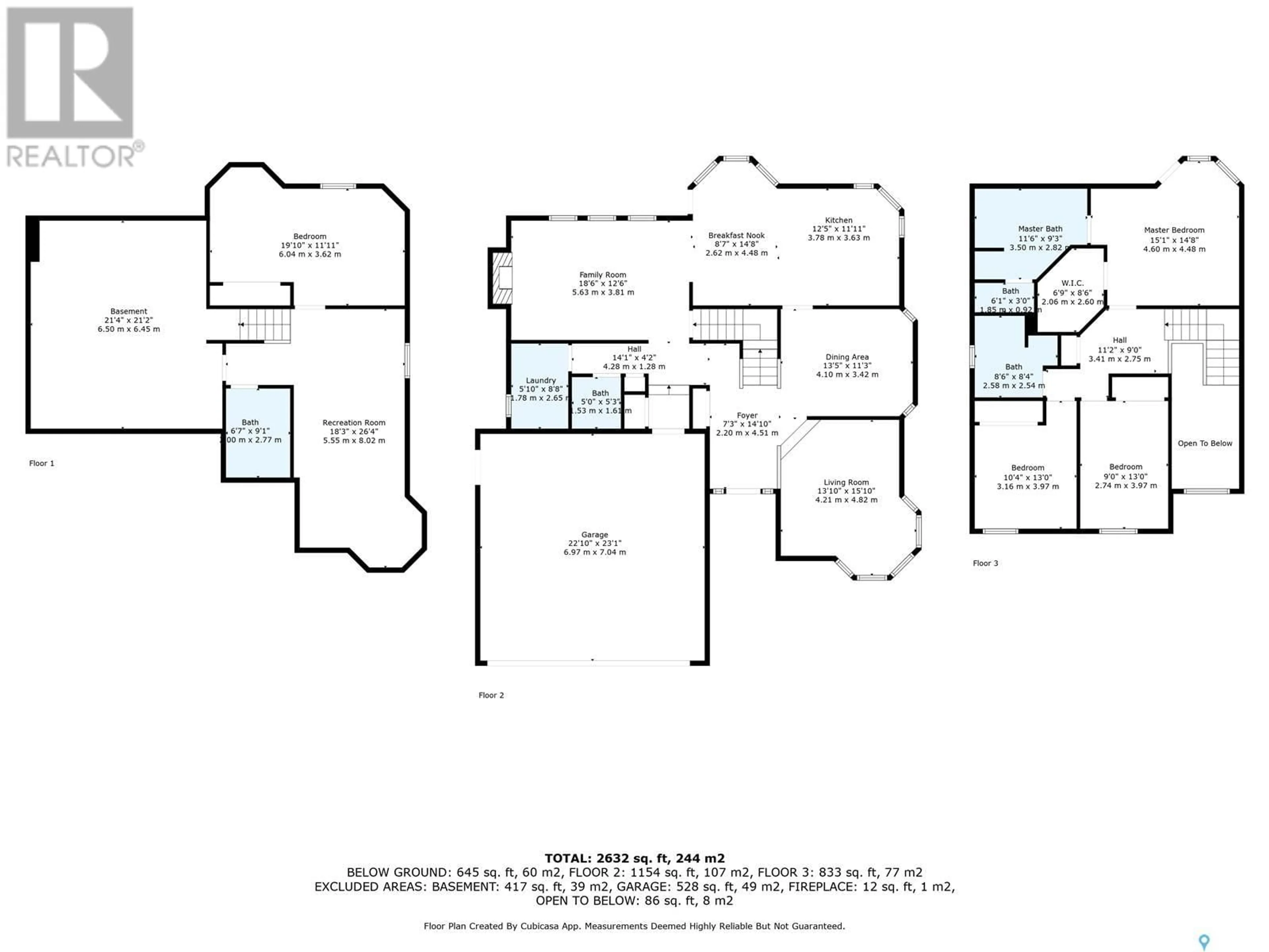 Floor plan for 211 NESSLIN TERRACE, Saskatoon Saskatchewan S7J4S2