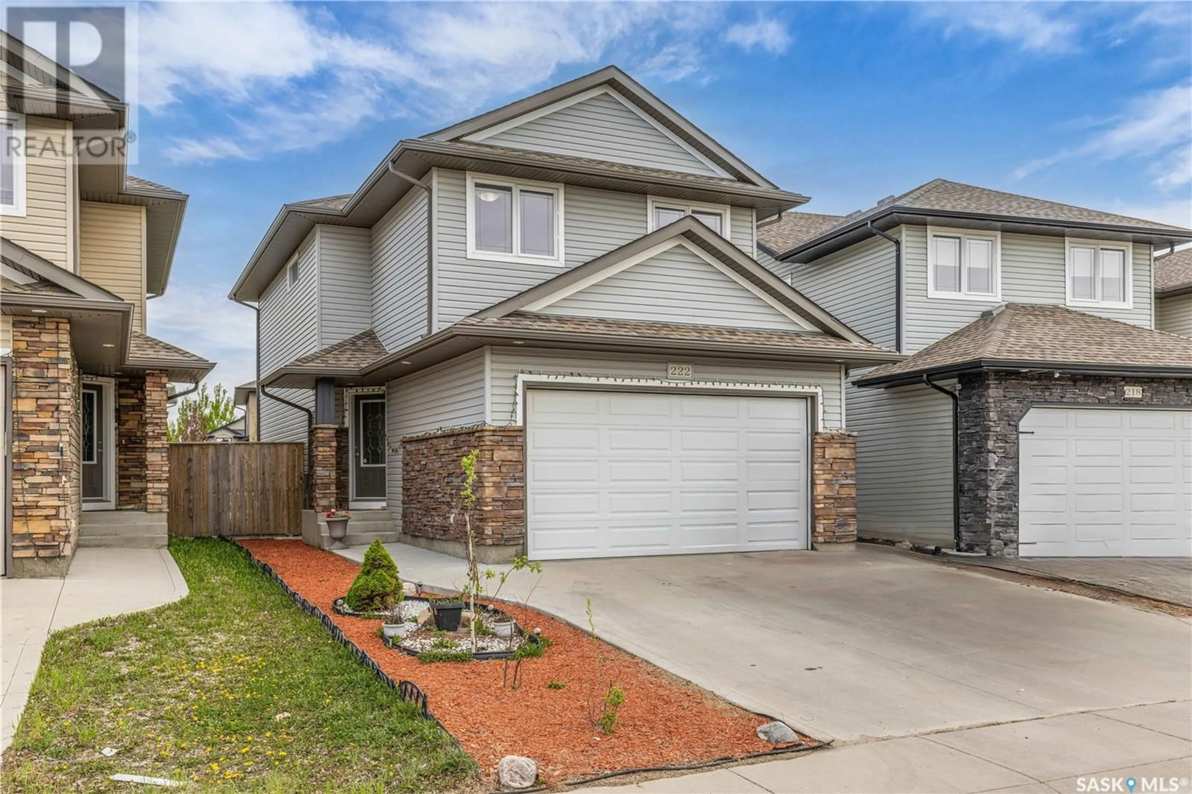 Home with brick exterior material, street for 222 ASHWORTH CRESCENT, Saskatoon Saskatchewan S7T0E6
