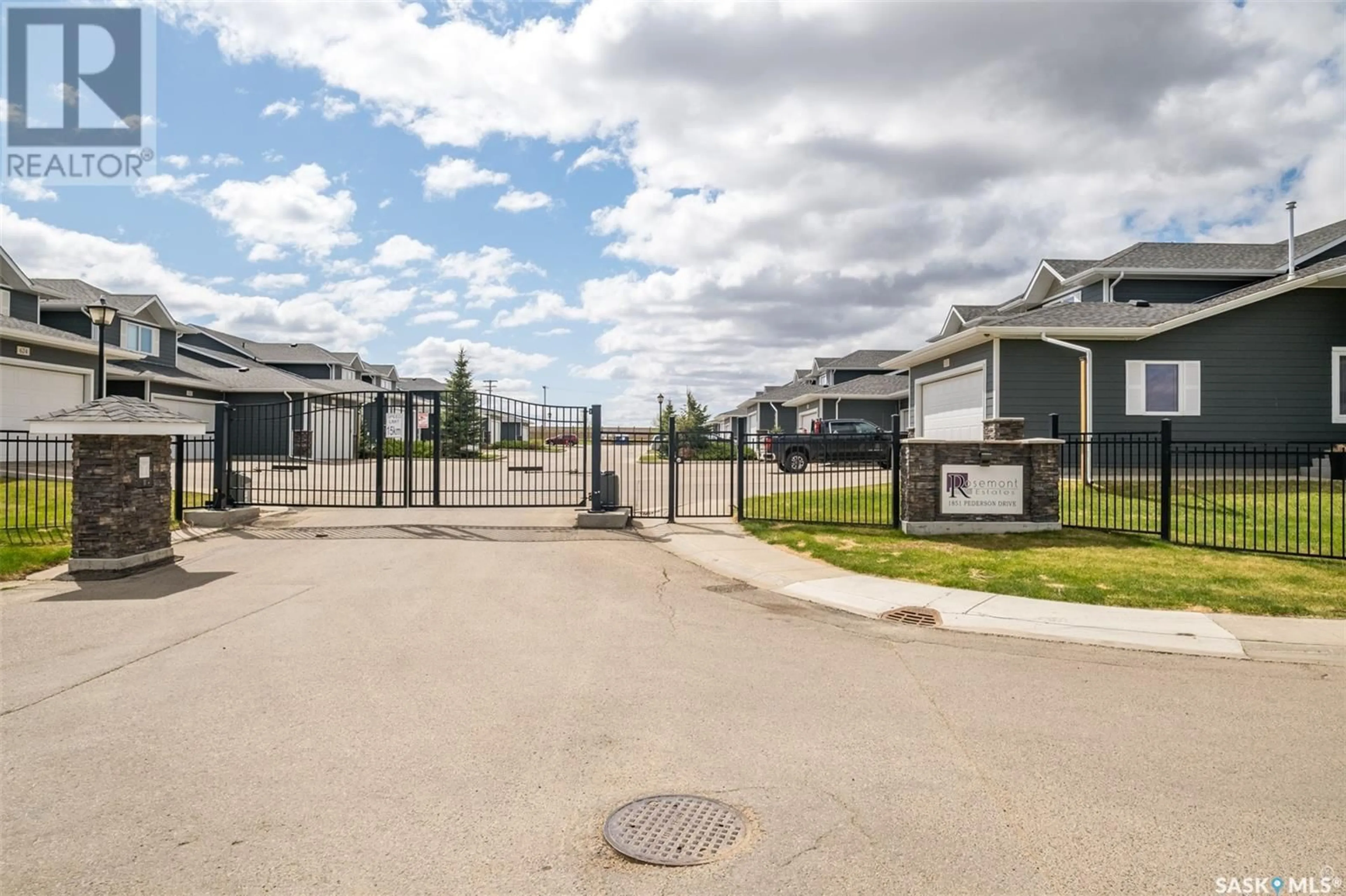 A pic from outside/outdoor area/front of a property/back of a property/a pic from drone, street for 310 - 1851 PEDERSON DRIVE, Prince Albert Saskatchewan S6X0B2