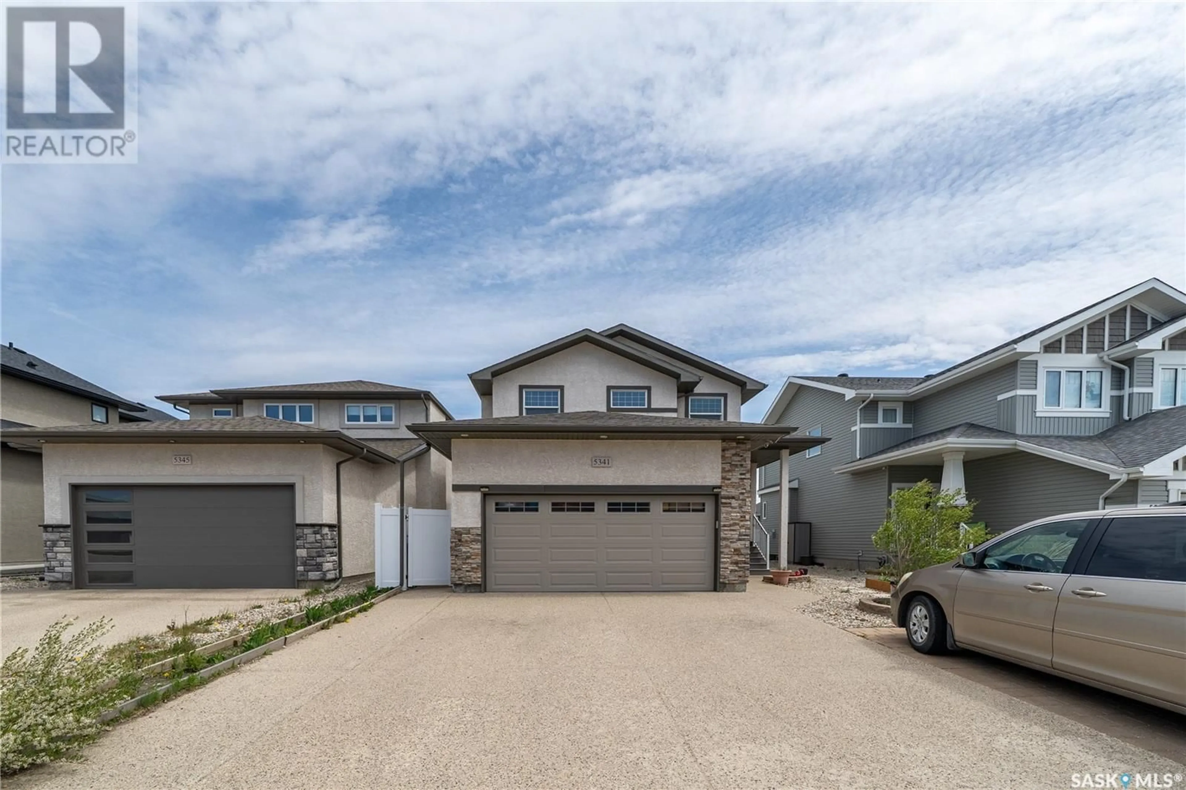 A pic from outside/outdoor area/front of a property/back of a property/a pic from drone, street for 5341 MCKENNA CRESCENT, Regina Saskatchewan S4W0H3