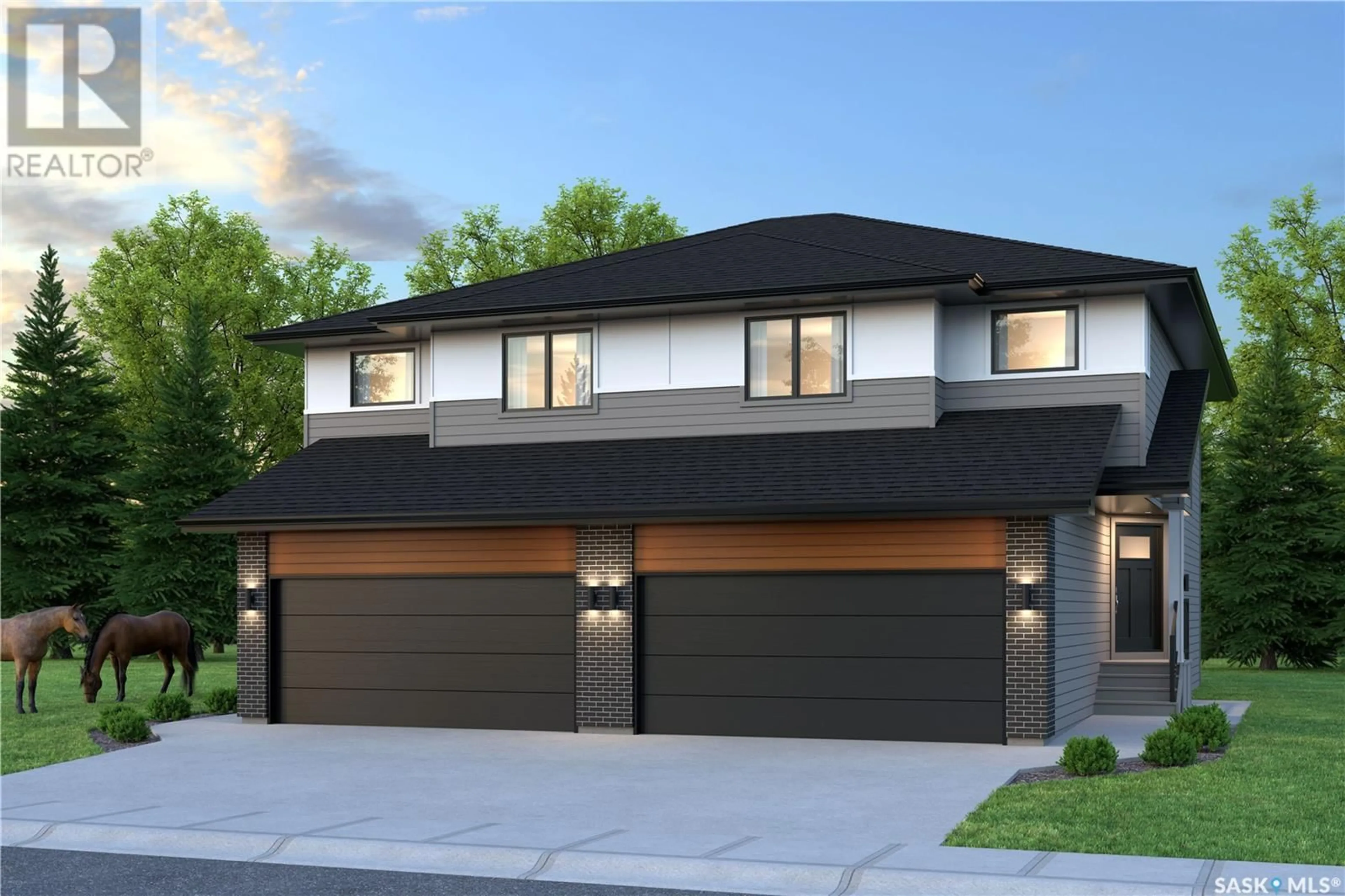 Home with brick exterior material, street for 415 155 MCFAULL WAY, Saskatoon Saskatchewan S7V0Y2