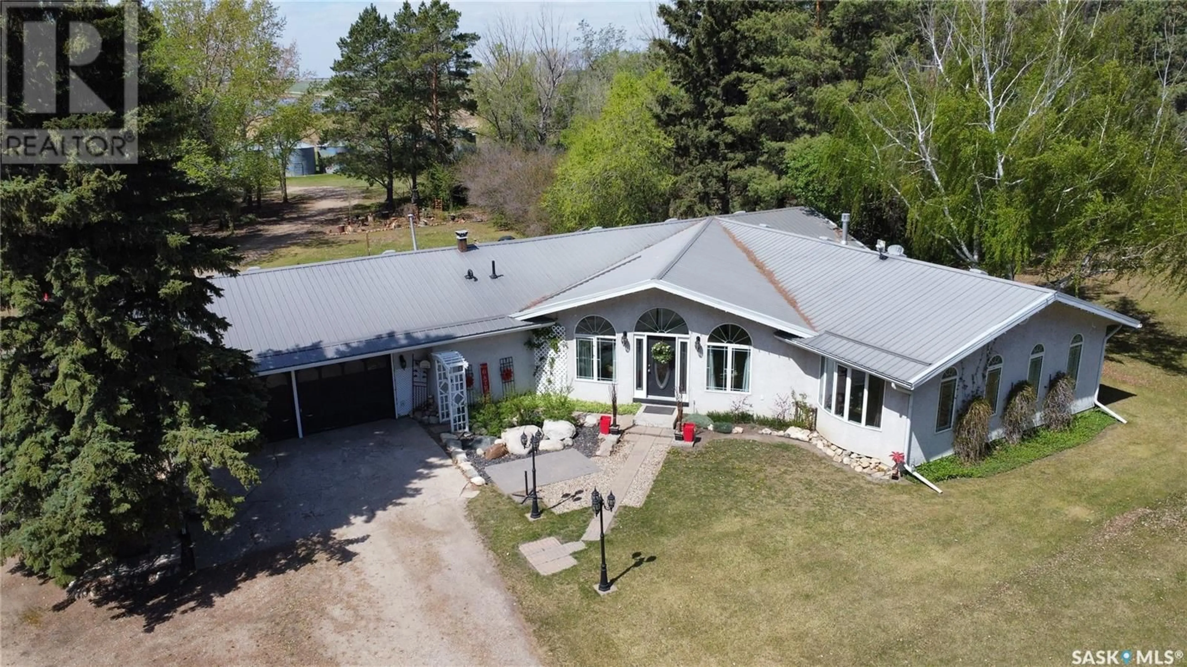 A pic from outside/outdoor area/front of a property/back of a property/a pic from drone, building for WALDHEIM ACREAGE, Laird Rm No. 404 Saskatchewan S0K4R0