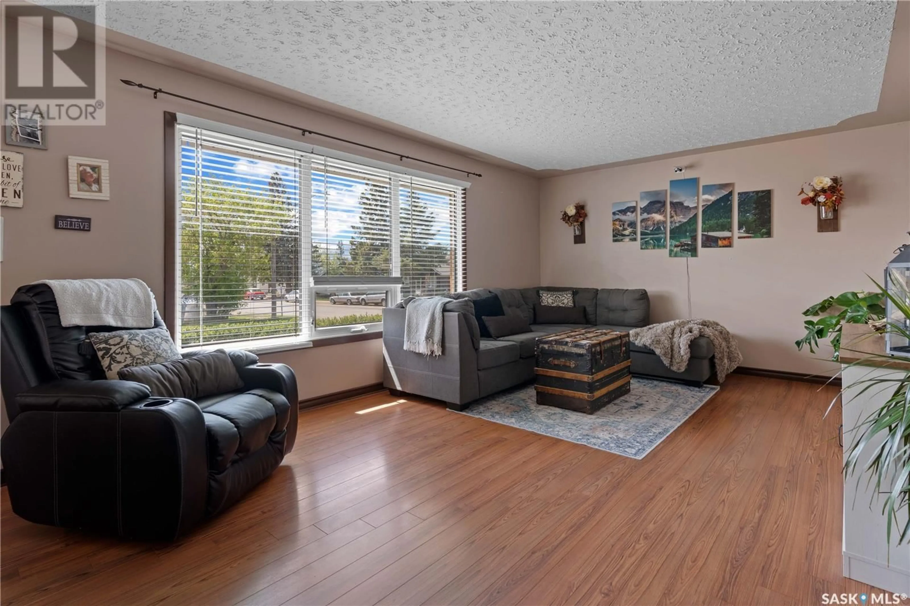 Living room with furniture, unknown for 384 ASSINIBOIA AVENUE, Southey Saskatchewan S0G4P0
