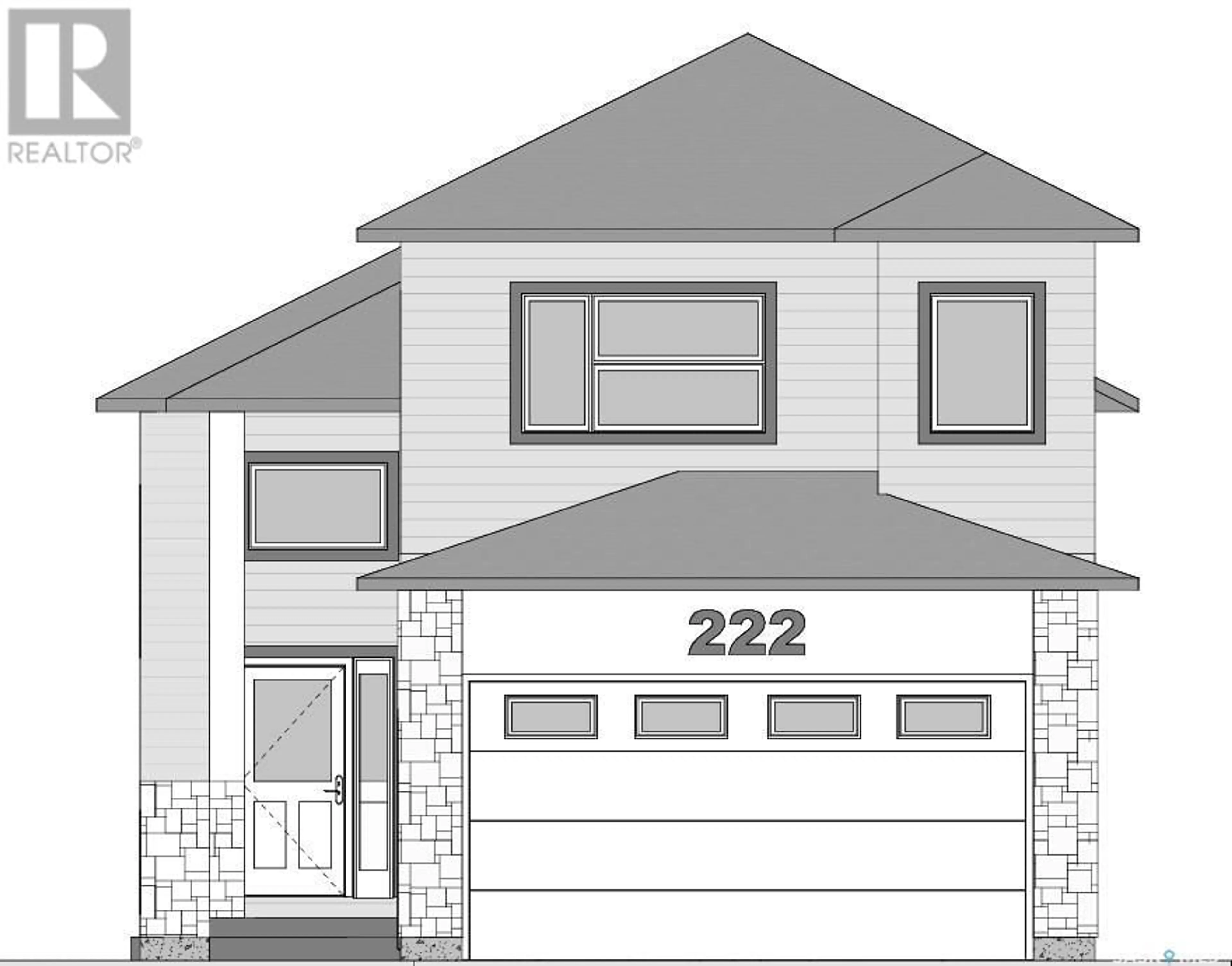 Home with brick exterior material, street for 222 SHARMA LANE, Saskatoon Saskatchewan S7W1K7