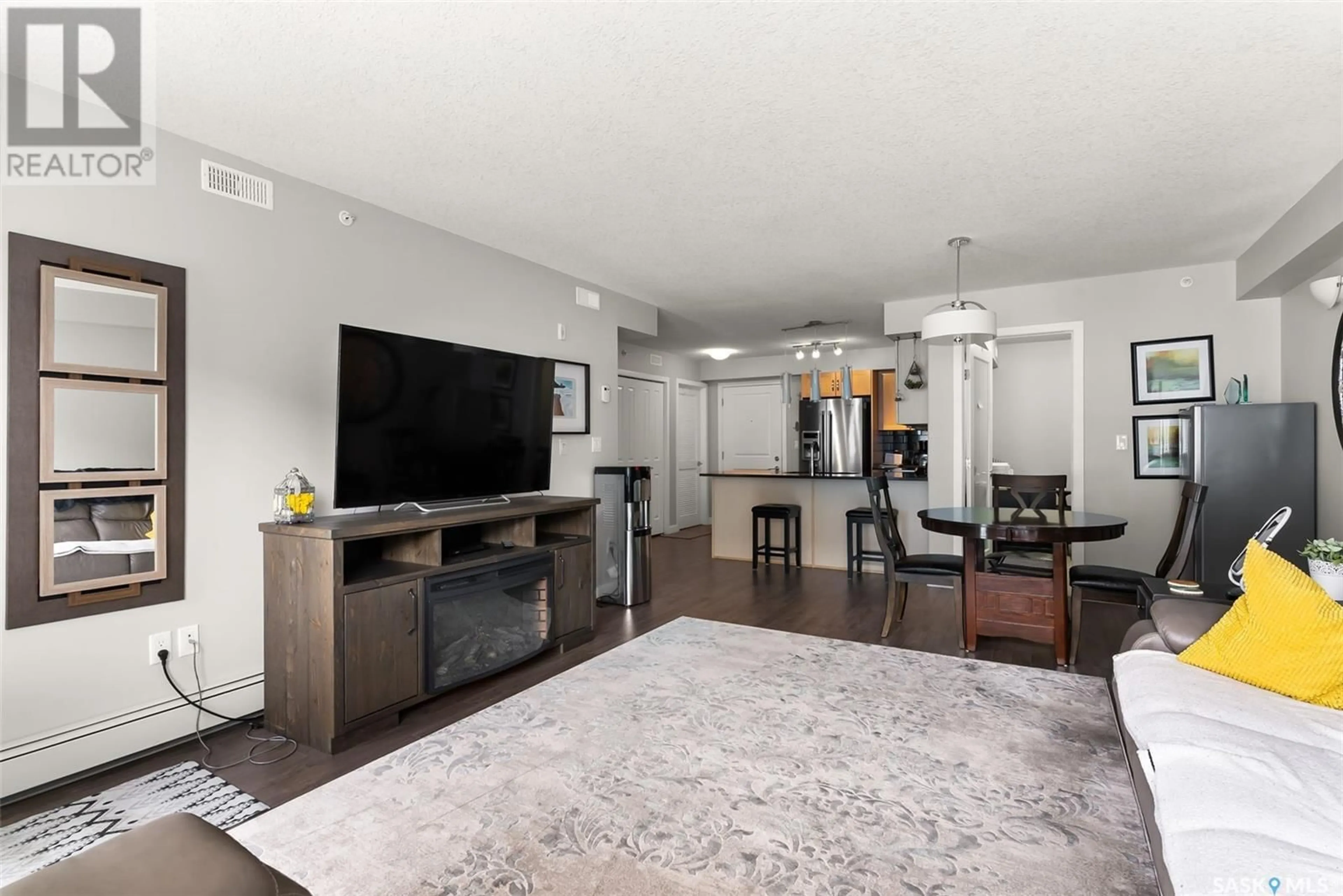 Living room with furniture, unknown for 307 - 2321 WINDSOR PARK ROAD, Regina Saskatchewan S4V3N2