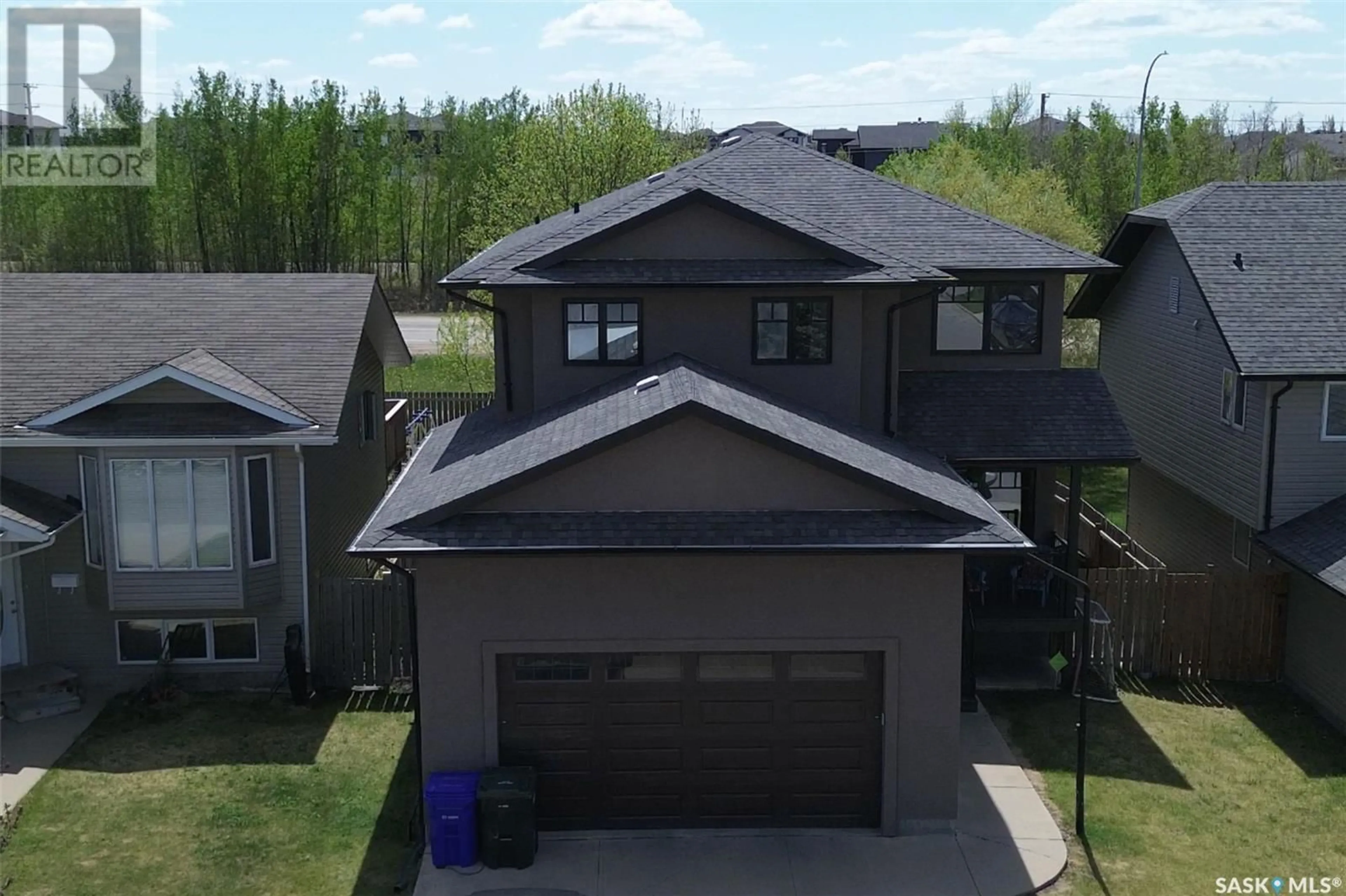 A pic from outside/outdoor area/front of a property/back of a property/a pic from drone, street for 1777 ALLBRIGHT CRESCENT, Prince Albert Saskatchewan S6V7C6